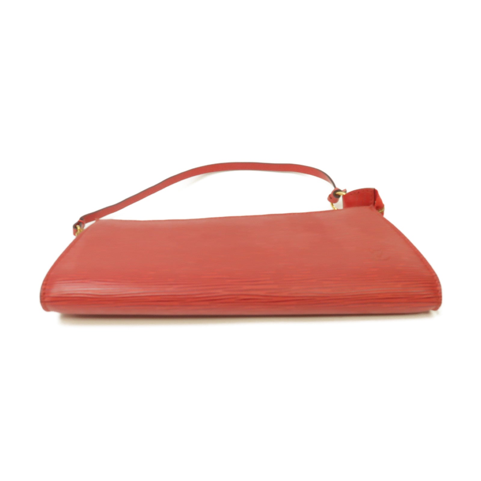 LOUIS VUITTON 【激減優惠】Epi Pochette Accessories金扣手挽袋紅色