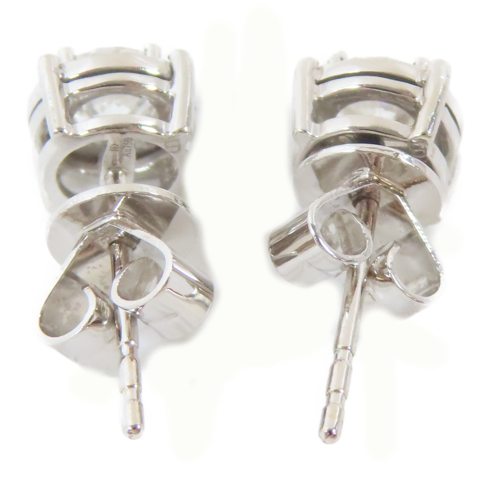 JEWELRY 18K白金Diamond Earring0.31ct/0.30ct鑽石耳環