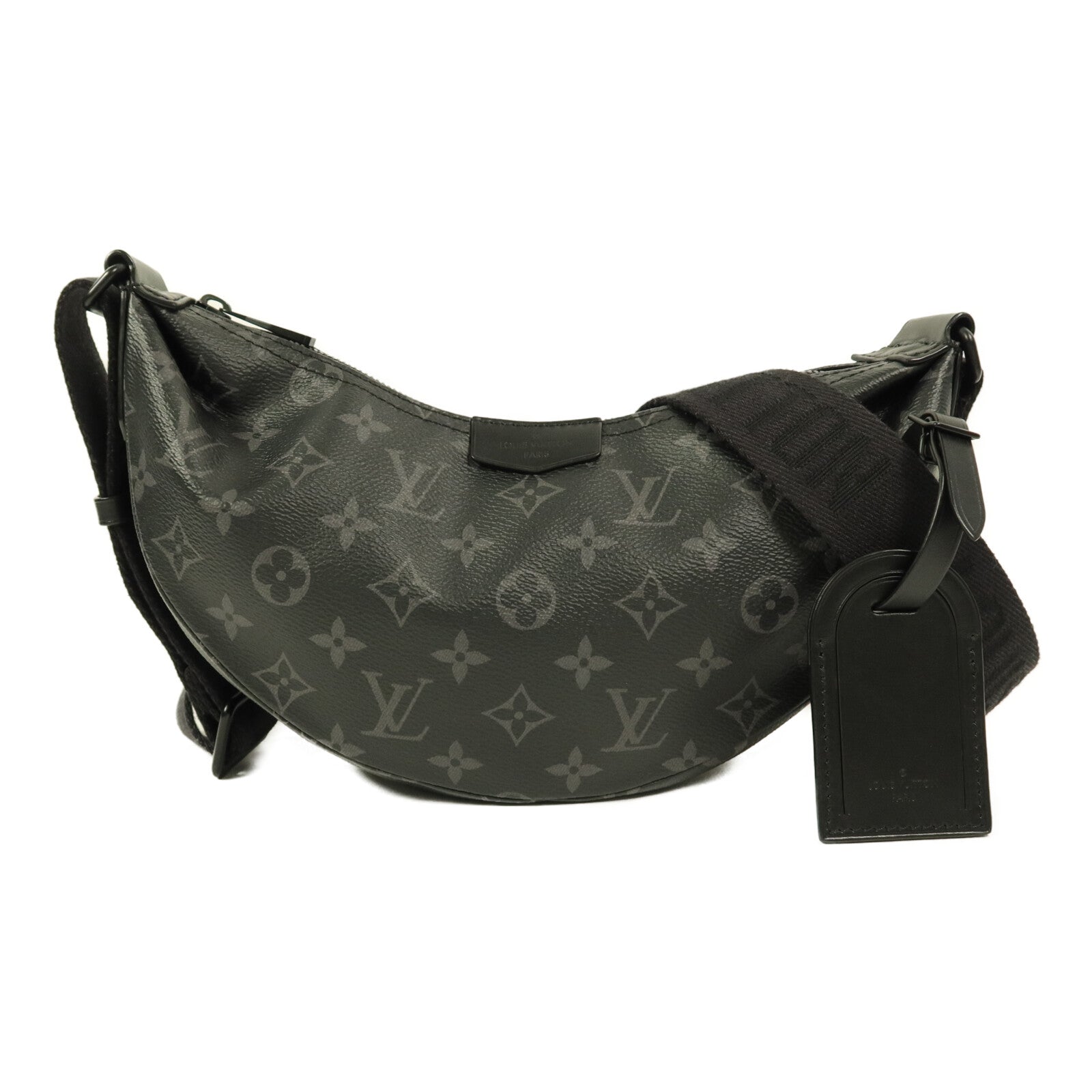 LOUIS VUITTON Monogram Eclipse Hamac Bag PM肩背袋