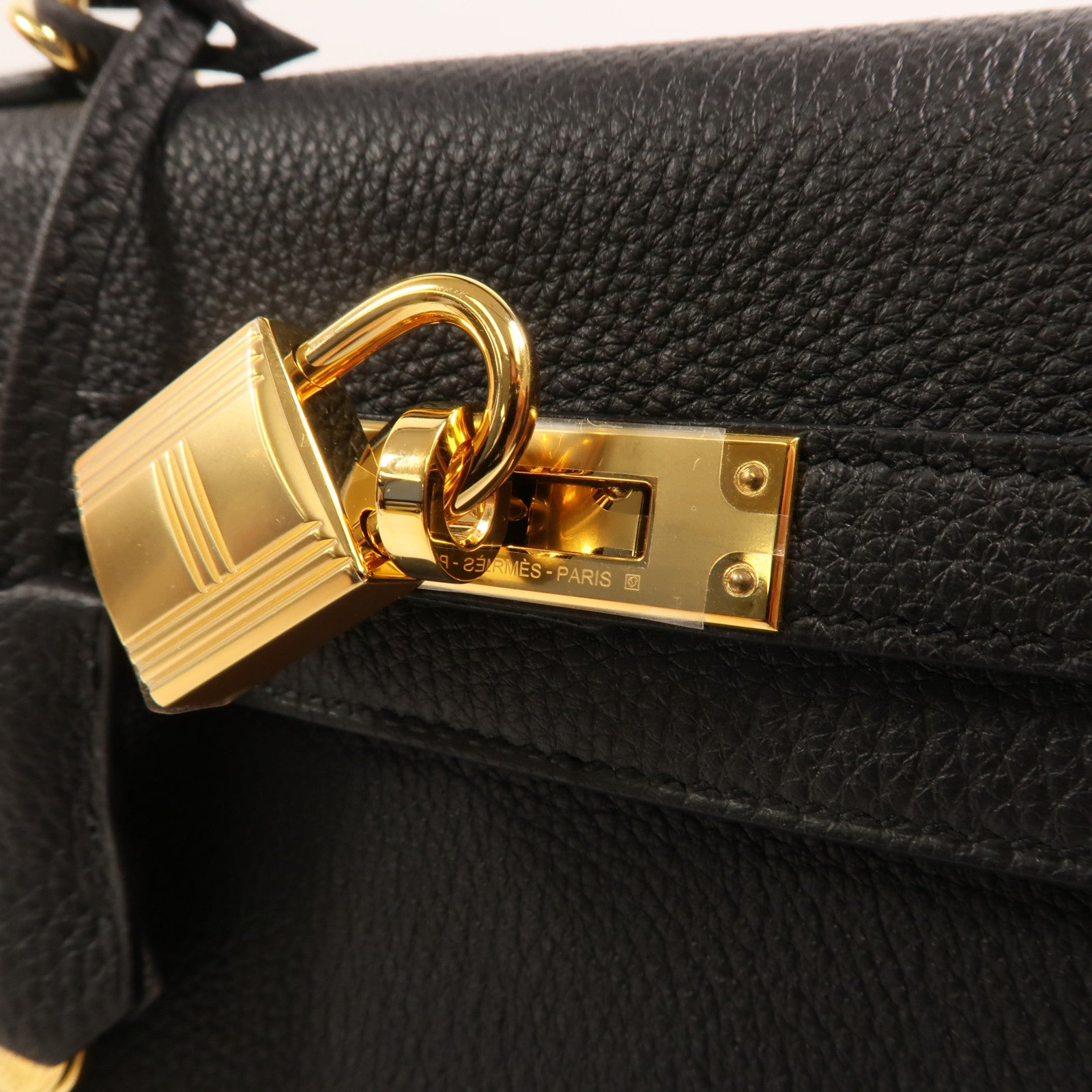 HERMES Togo皮革Kelly 25手挽肩背兩用袋Noir