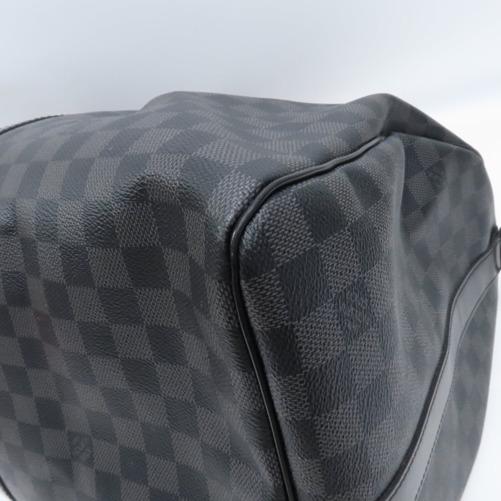 LOUIS VUITTON (PRICE DOWN) LV SHW Keepall Bandouliere 55 2way Bag N41413 Damier Graphite
