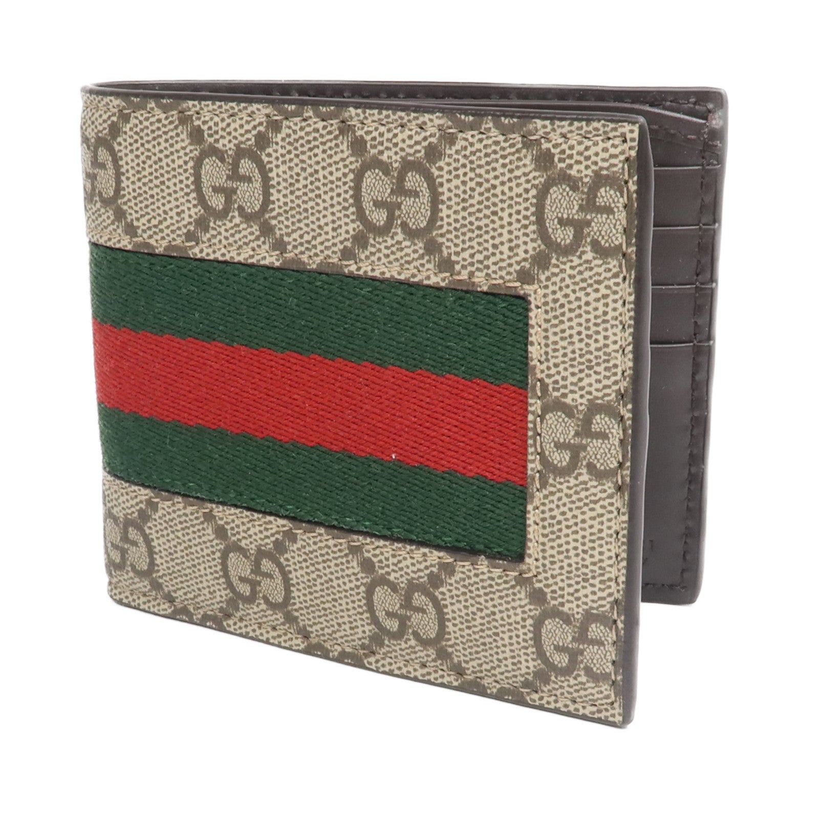 GUCCI 塗層帆布Ophidia GG Bifold Wallet錢包