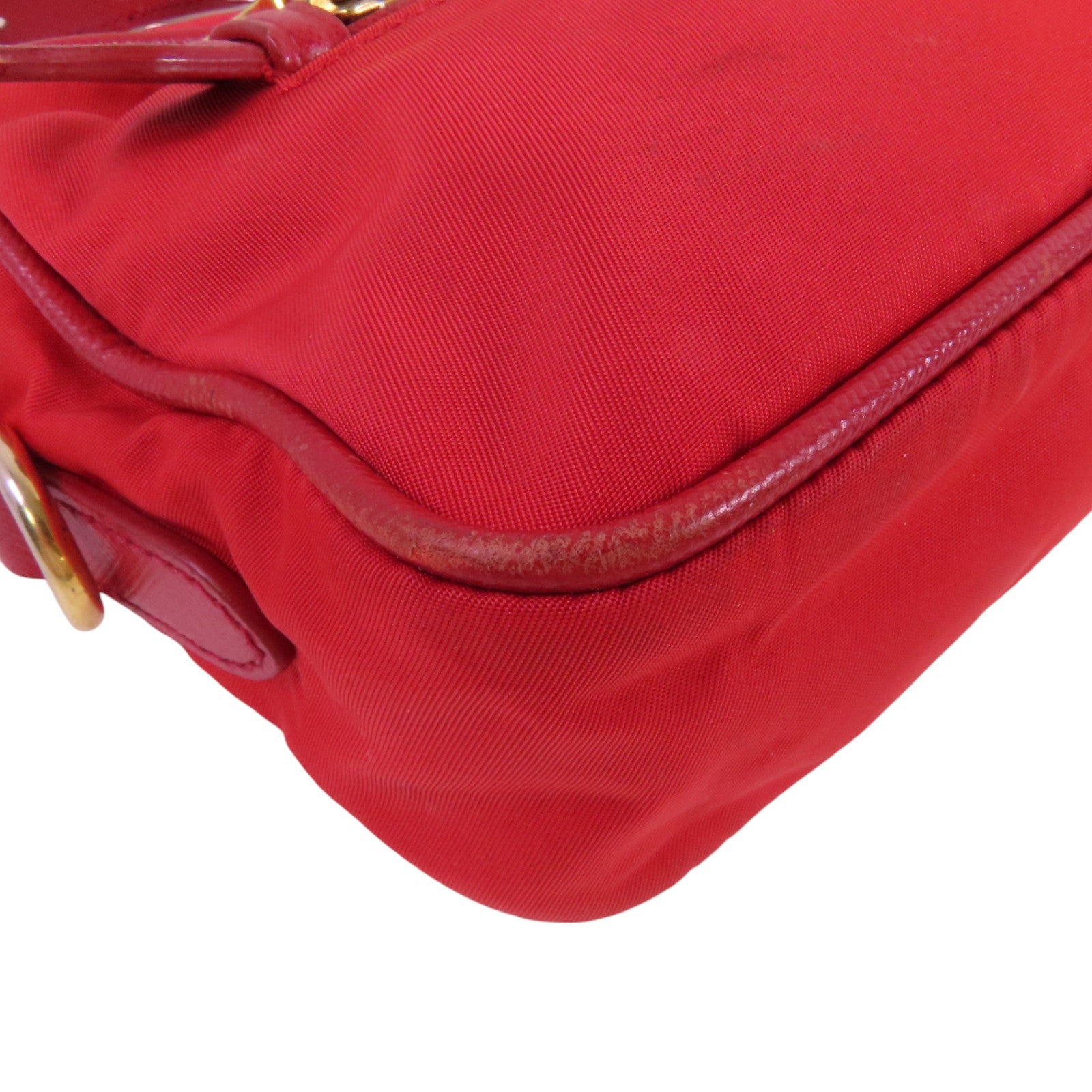 PRADA 尼龍Shoulder Bag金扣肩背袋