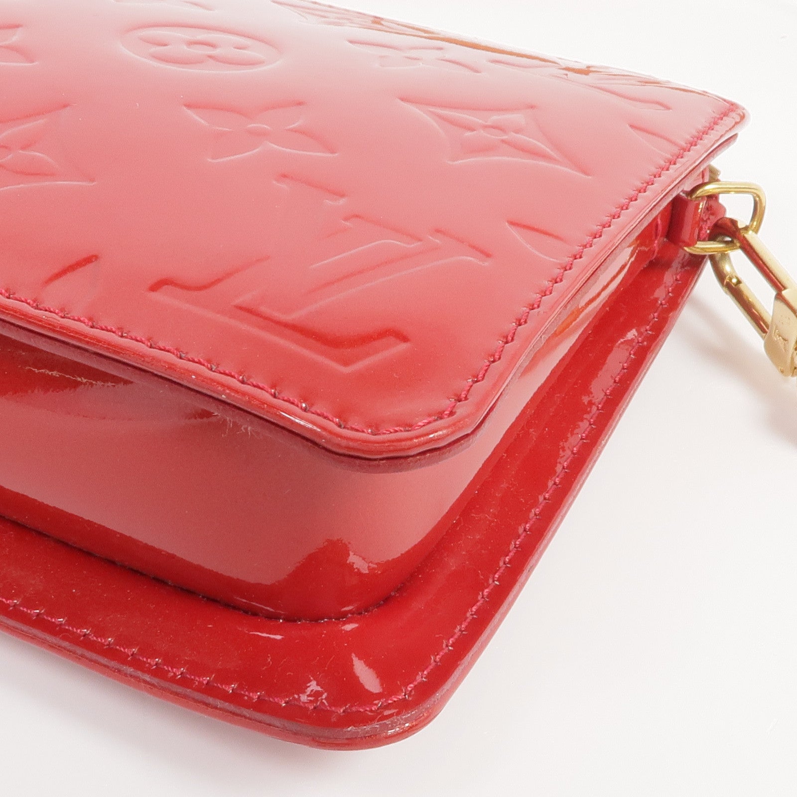 LOUIS VUITTON Monogram Vernis Lexington金扣手挽袋