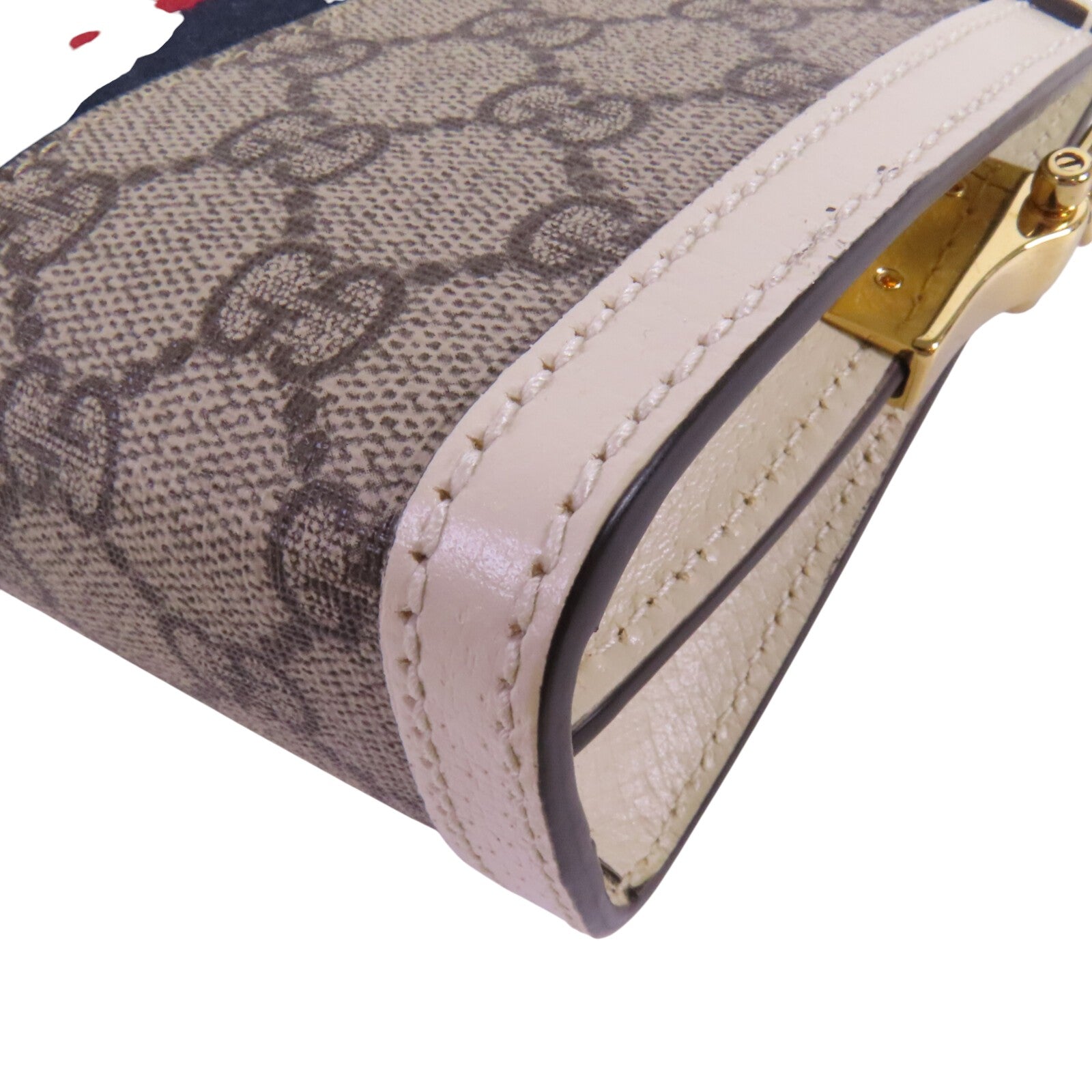 GUCCI 塗層帆布Ophidia金扣鏈帶肩背袋