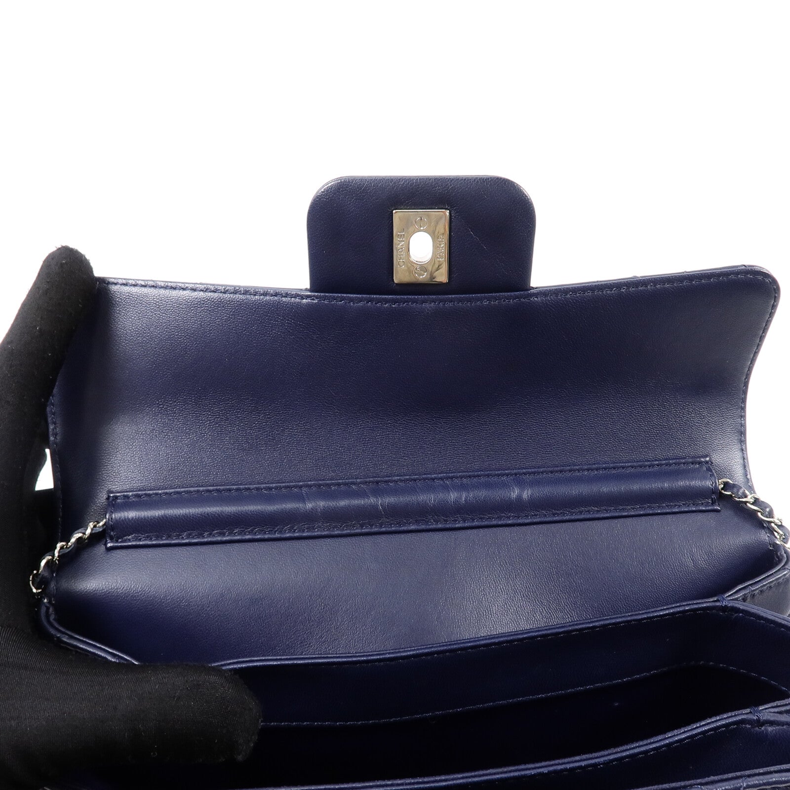 CHANEL 羊皮皮革Shoulder Bag鏈帶肩背袋