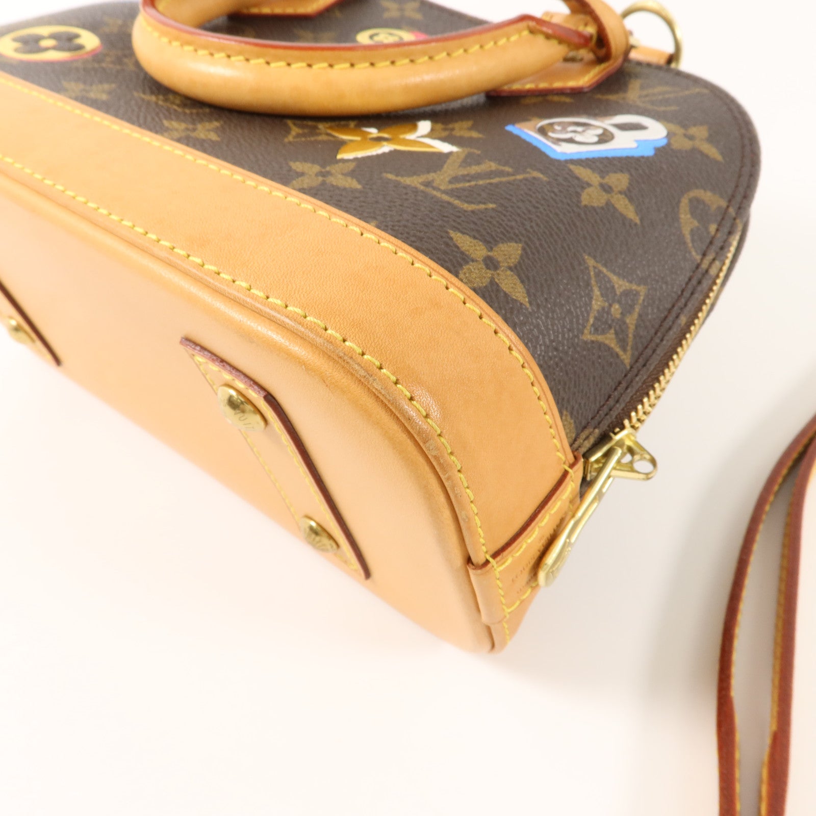 LOUIS VUITTON Monogram Love Lock Alma BB手挽肩背兩用袋
