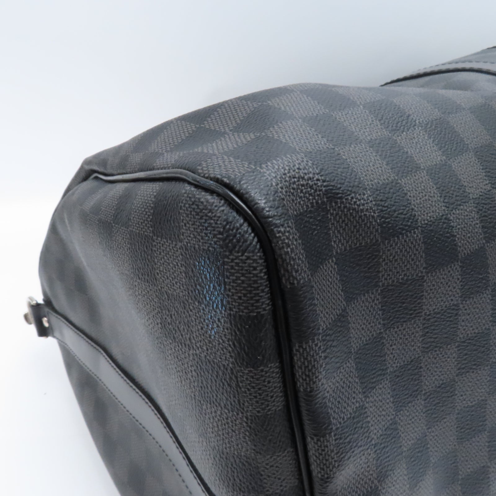 LOUIS VUITTON (PRICE DOWN) LV SHW Keepall Bandouliere 55 2way Bag N41413 Damier Graphite