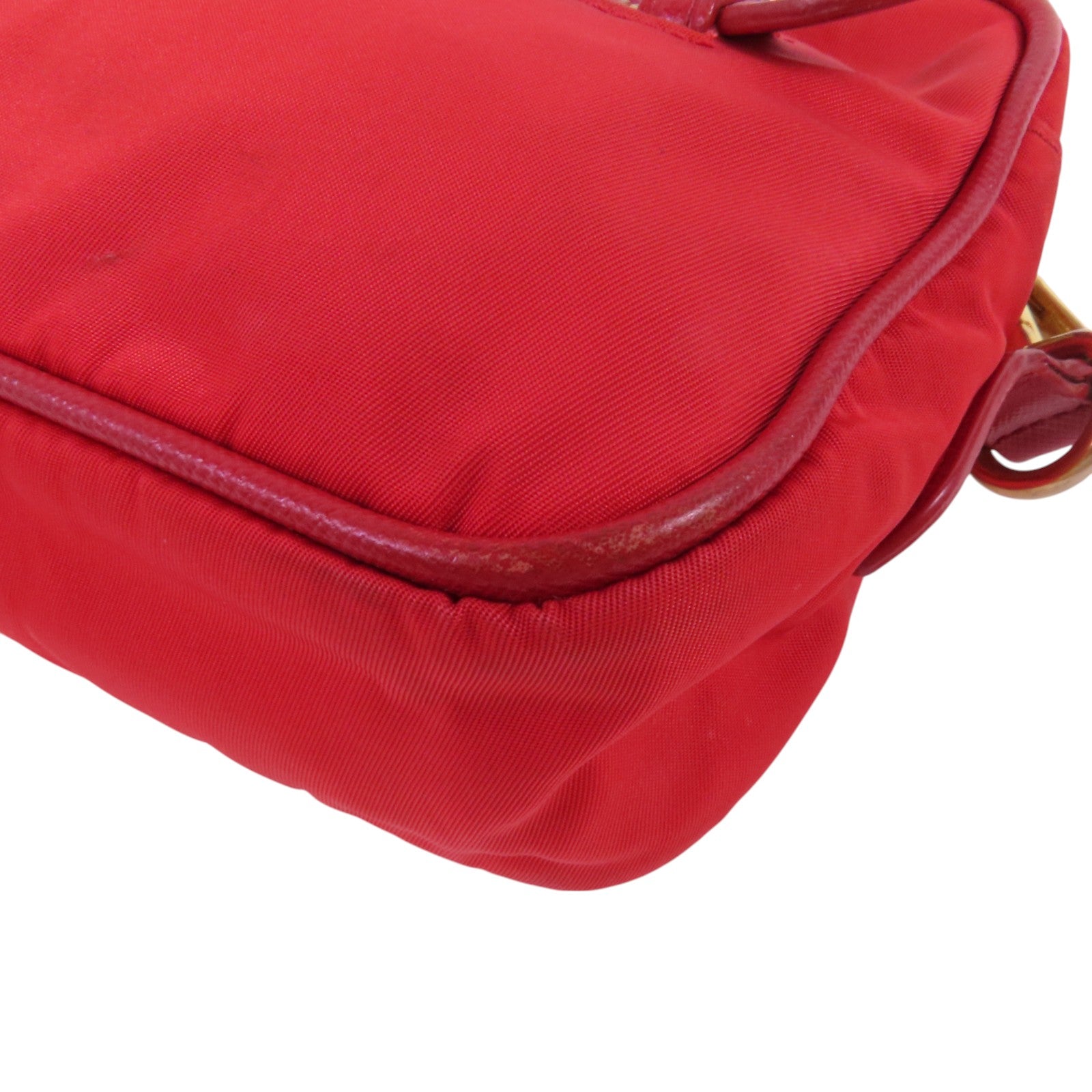 PRADA 尼龍Shoulder Bag金扣肩背袋