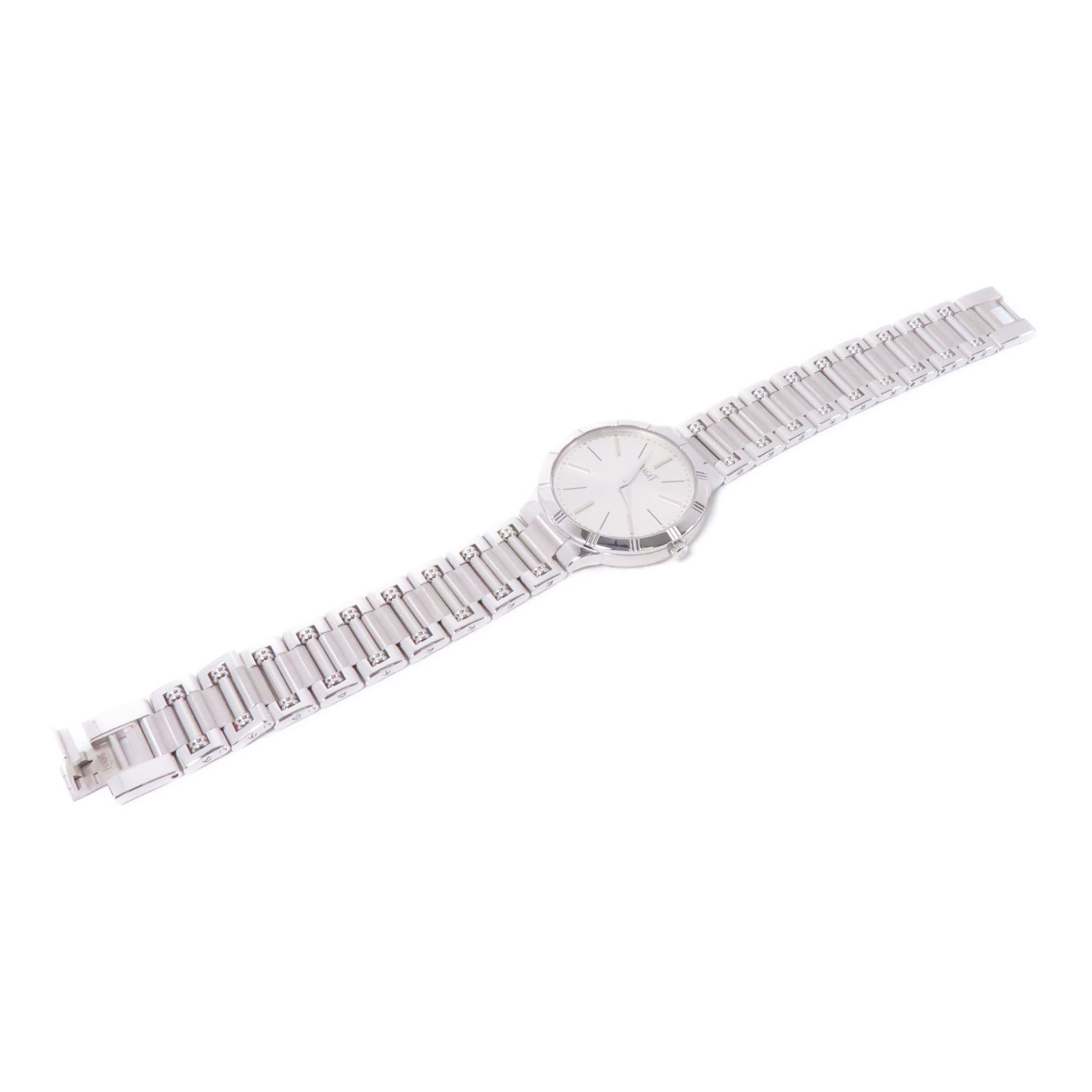 PIAGET Dancer 18K白金手錶石英機芯銀色