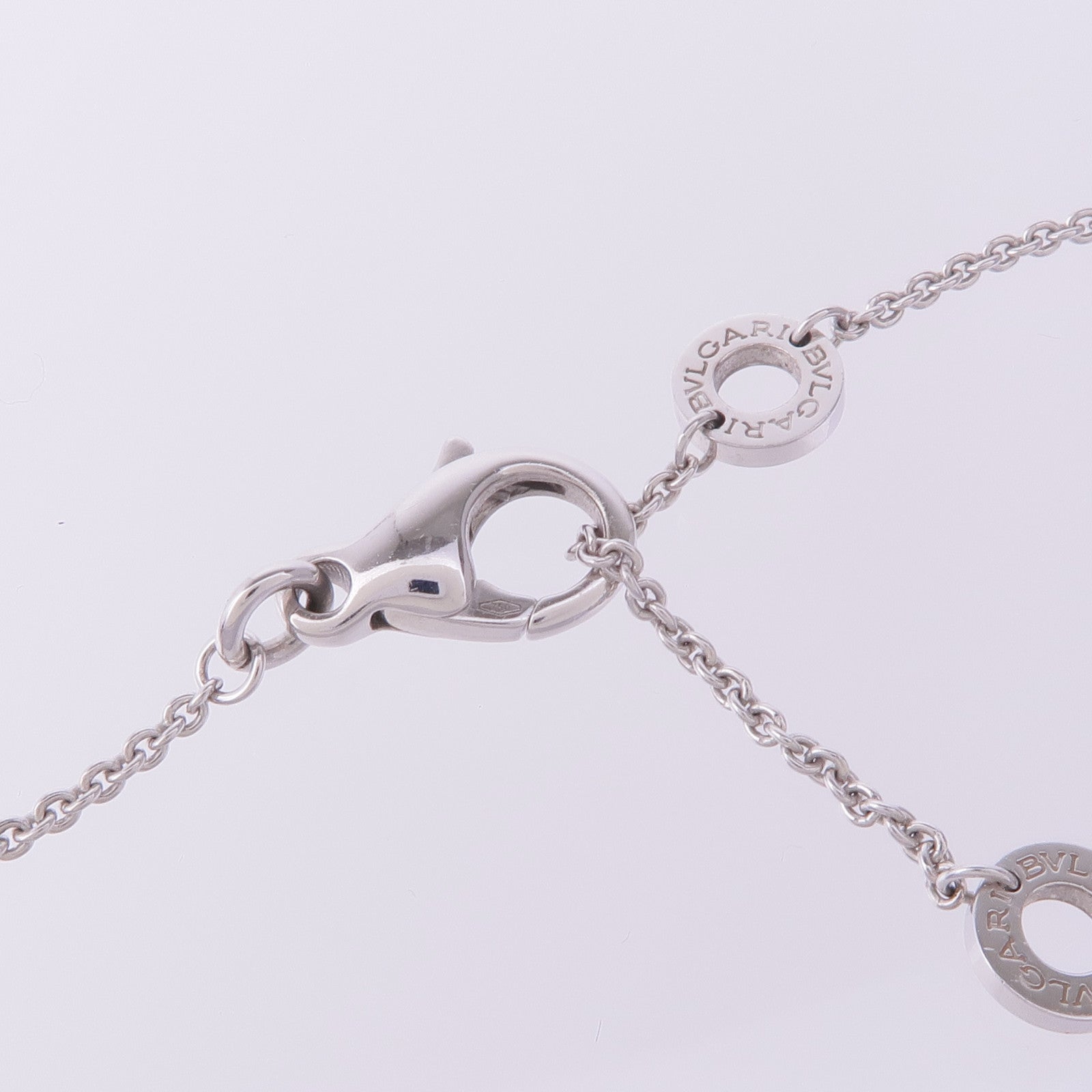 BVLGARI 18K白金Bvlgari Bvlgari Necklace鑽石項鍊