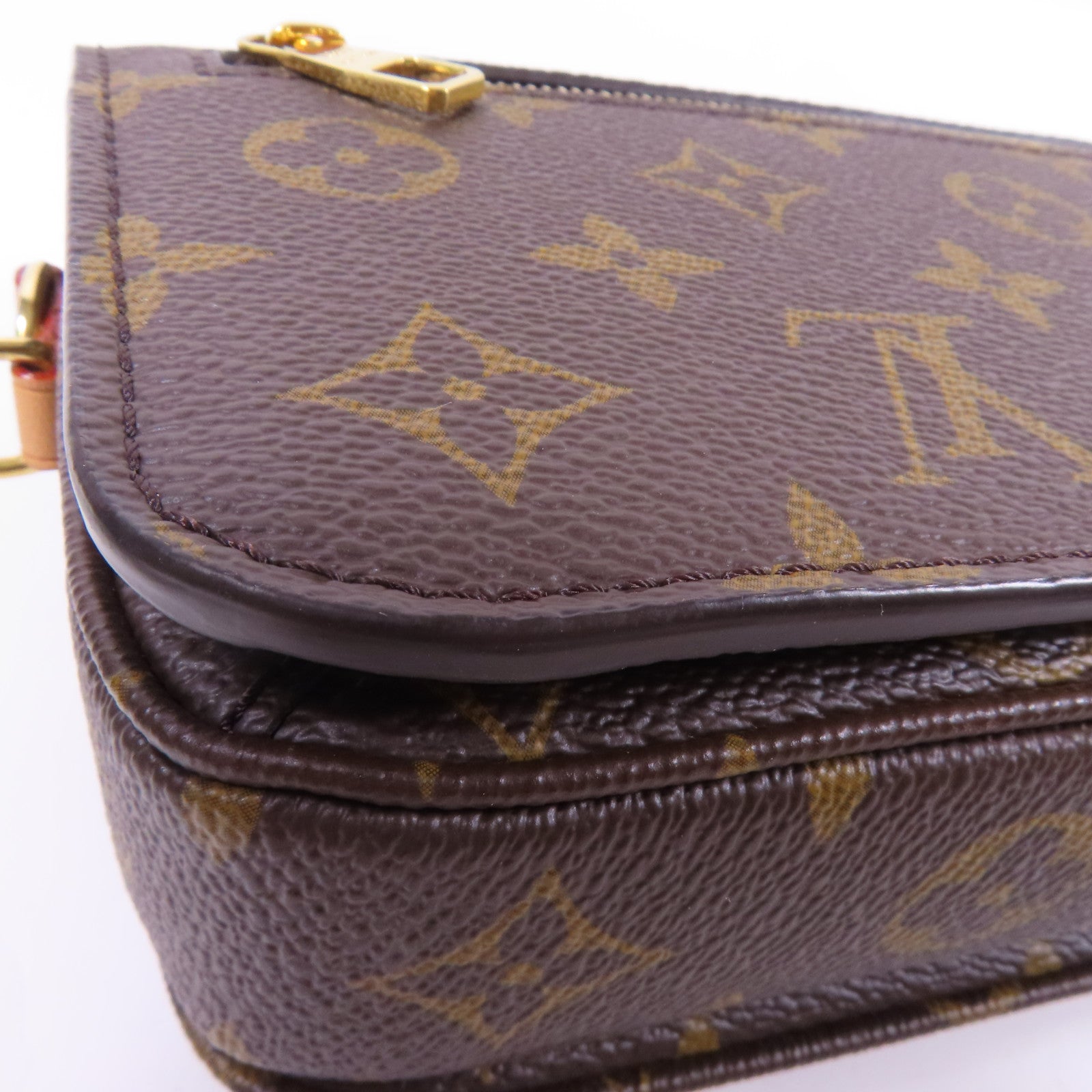 LOUIS VUITTON Monogram Pochette Metis East West金扣手挽肩背兩用袋