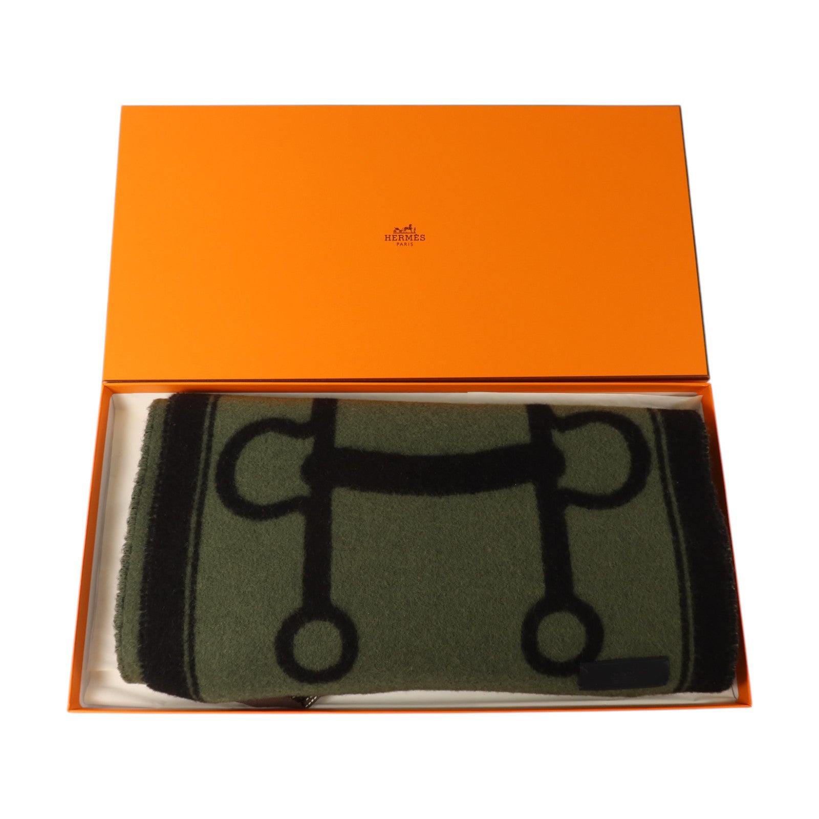 HERMES 羊絨Scarf 31x150cm圍巾