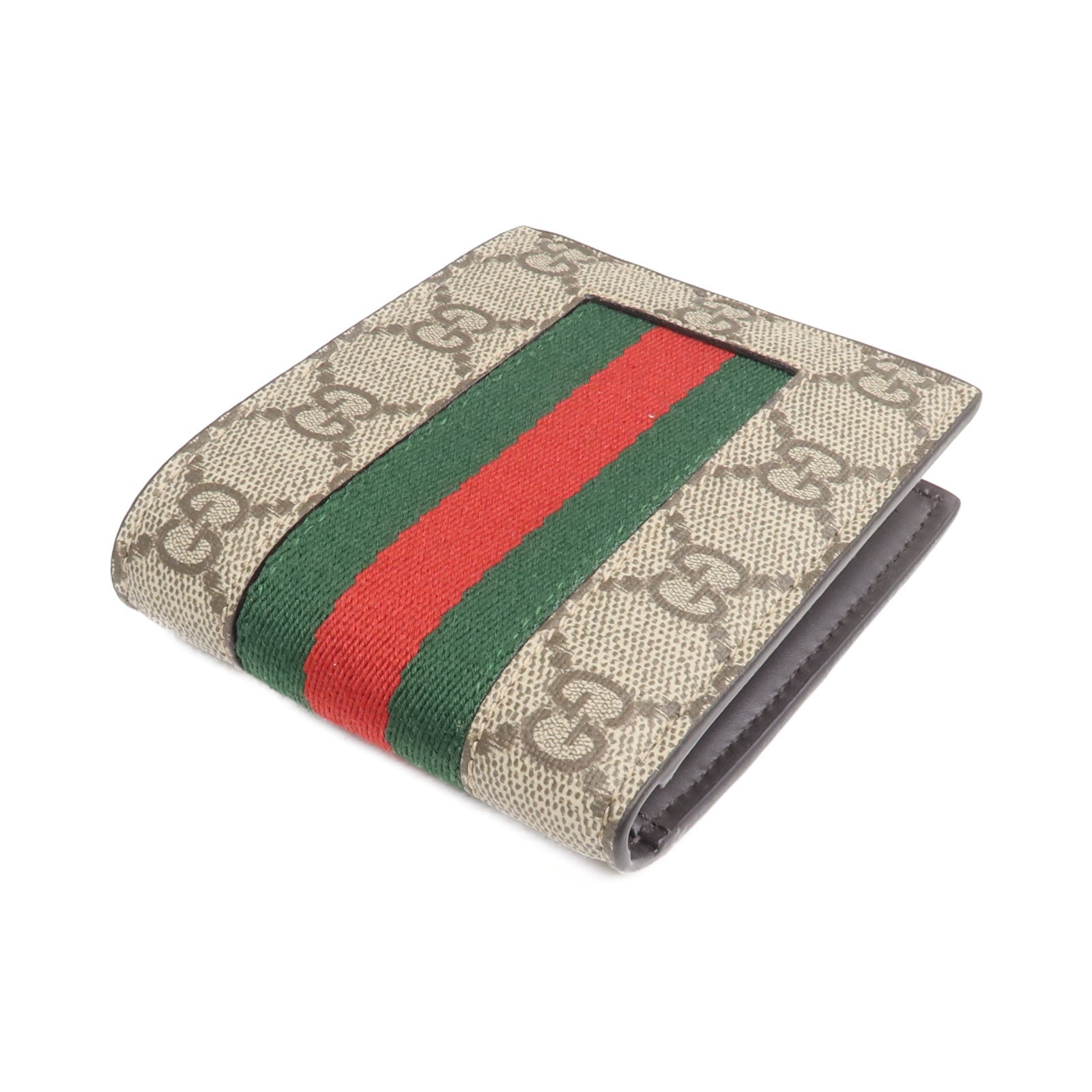 GUCCI 塗層帆布Ophidia GG Bifold Wallet錢包