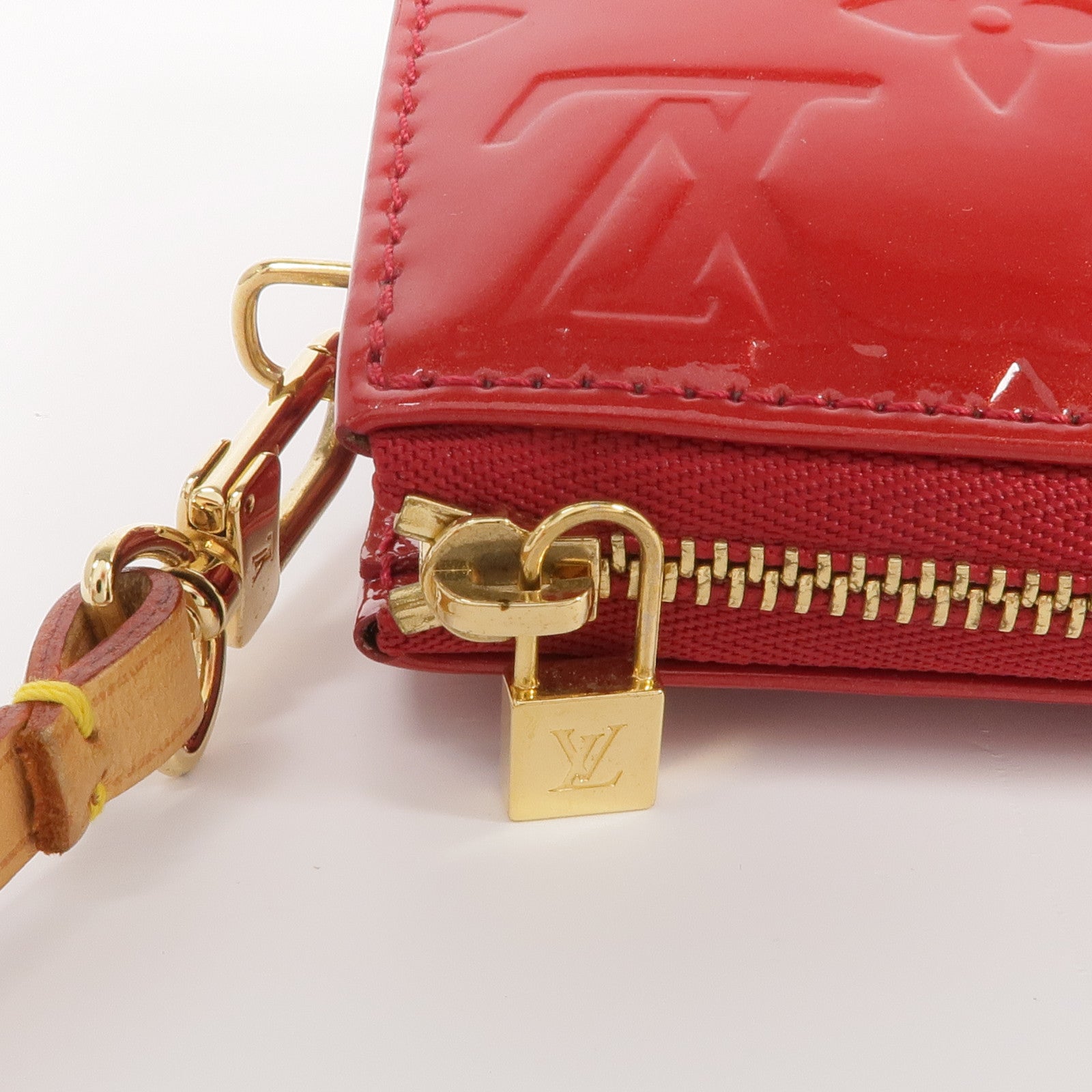 LOUIS VUITTON Monogram Vernis Lexington金扣手挽袋