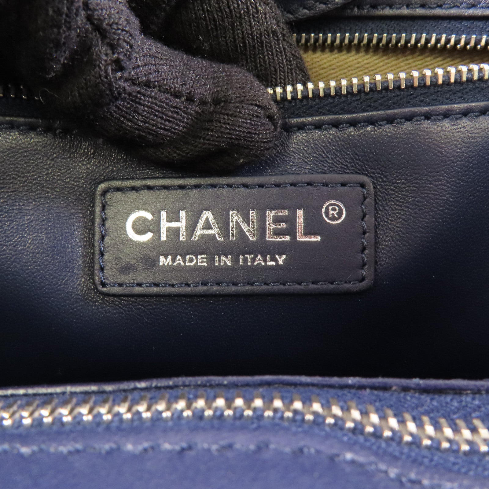 CHANEL 牛皮皮革2 Way Shoulder Bag銀扣手挽肩背兩用袋