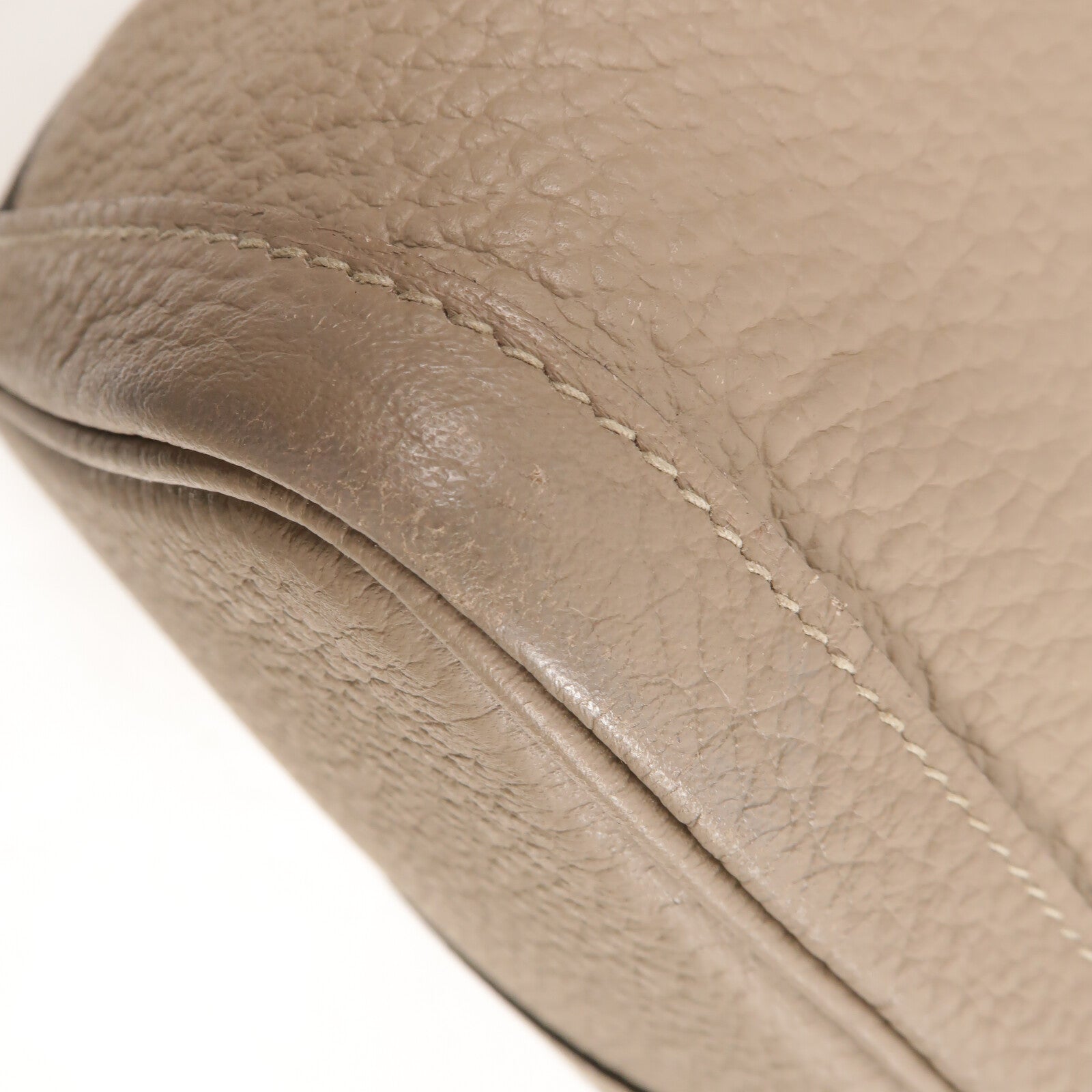 HERMES Negonda皮革Garden Party PM手挽袋Gris Asphalte
