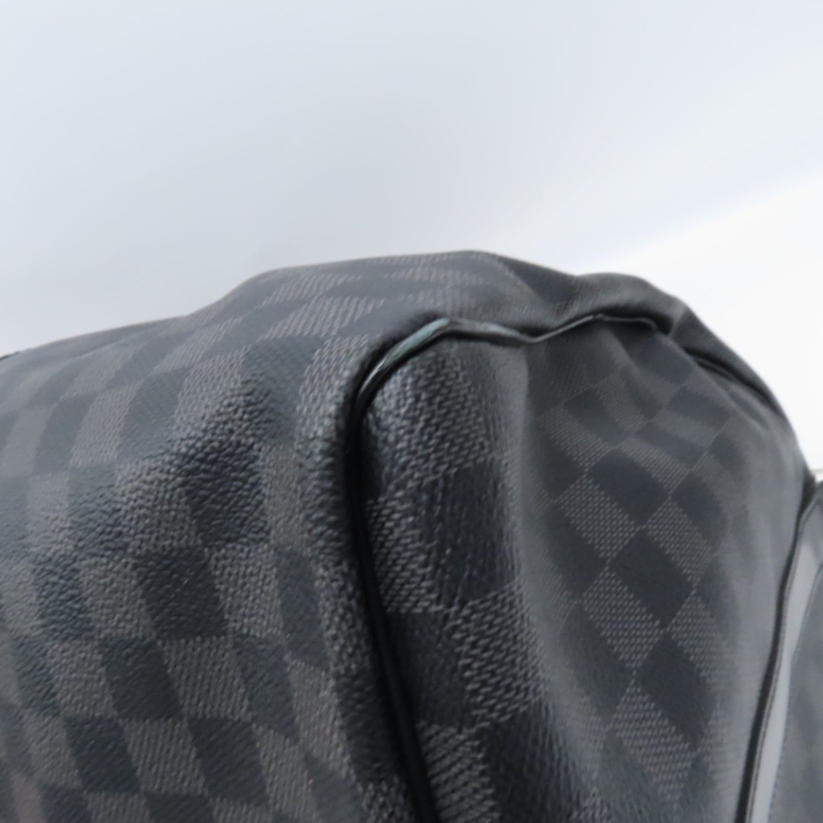 LOUIS VUITTON (PRICE DOWN) LV SHW Keepall Bandouliere 55 2way Bag N41413 Damier Graphite