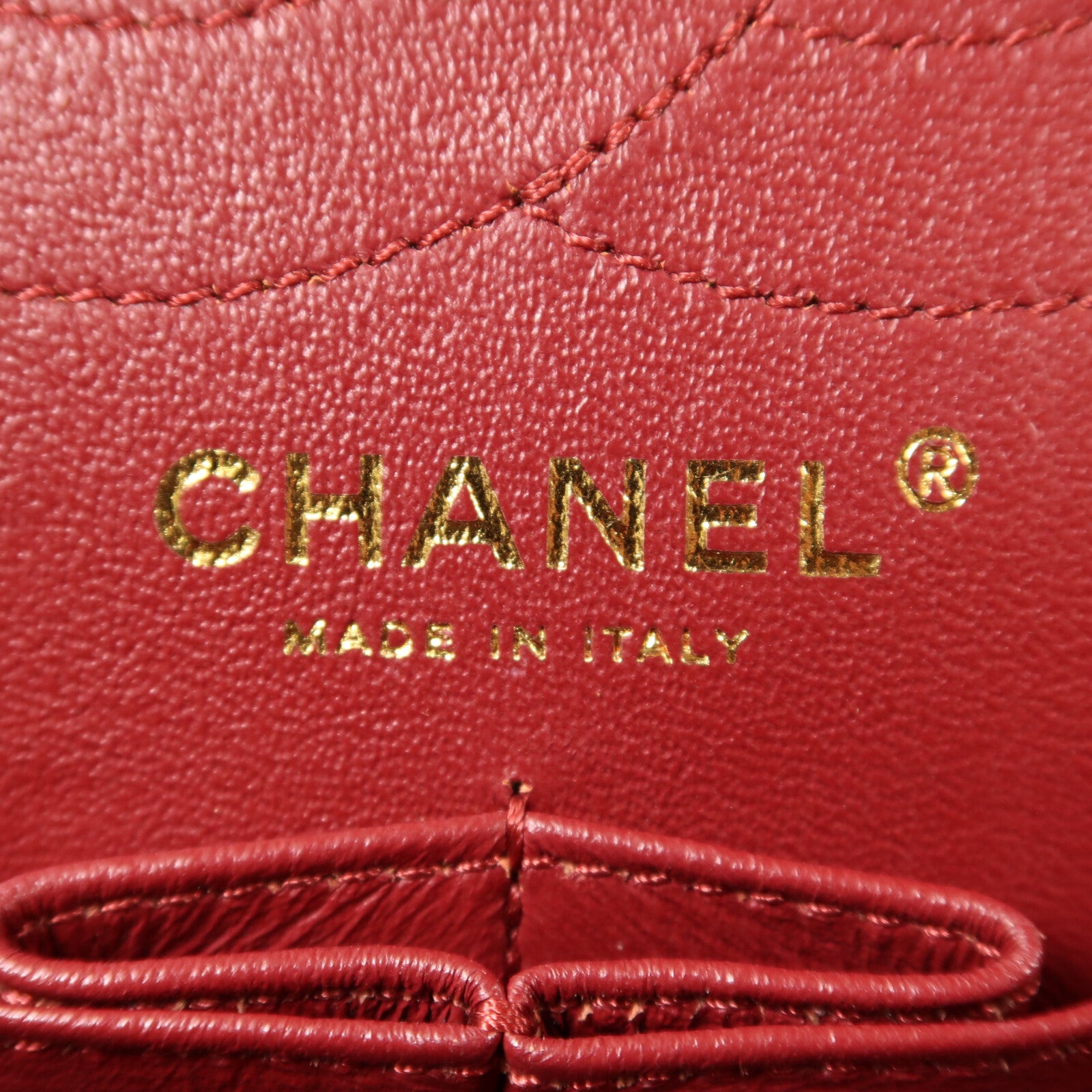 CHANEL 牛皮皮革2.55 Chain Shoulder金扣鏈帶肩背袋