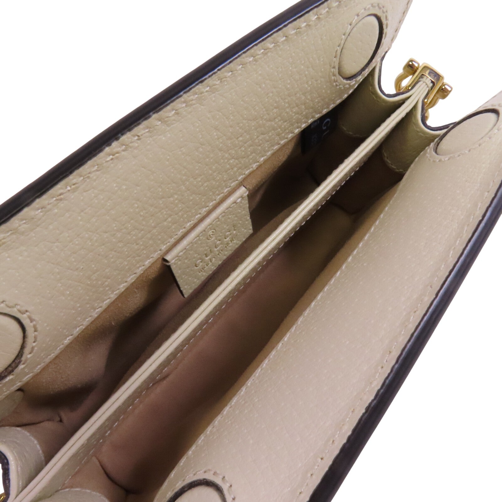 GUCCI 塗層帆布Ophidia金扣鏈帶肩背袋