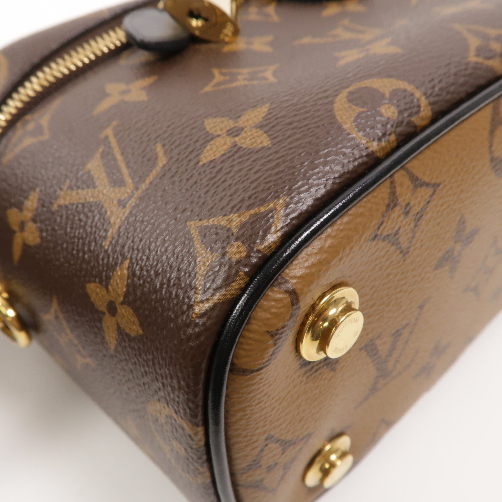 LOUIS VUITTON Monogram Reverse Vanity PM手挽肩背兩用袋