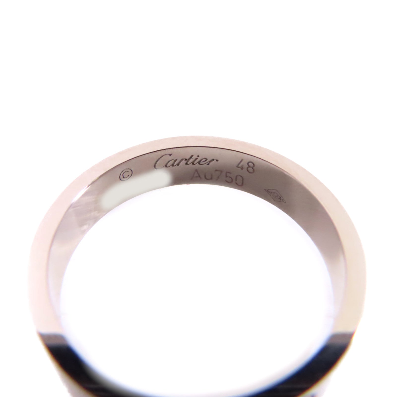 CARTIER 18K白金Love Ring戒指US#4.25/#48