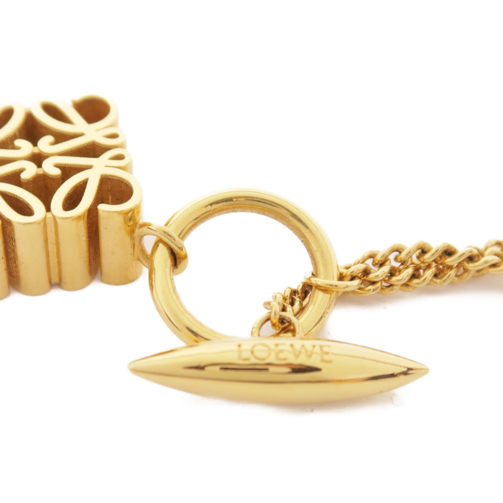 LOEWE 金屬Anagram Pendant項鍊
