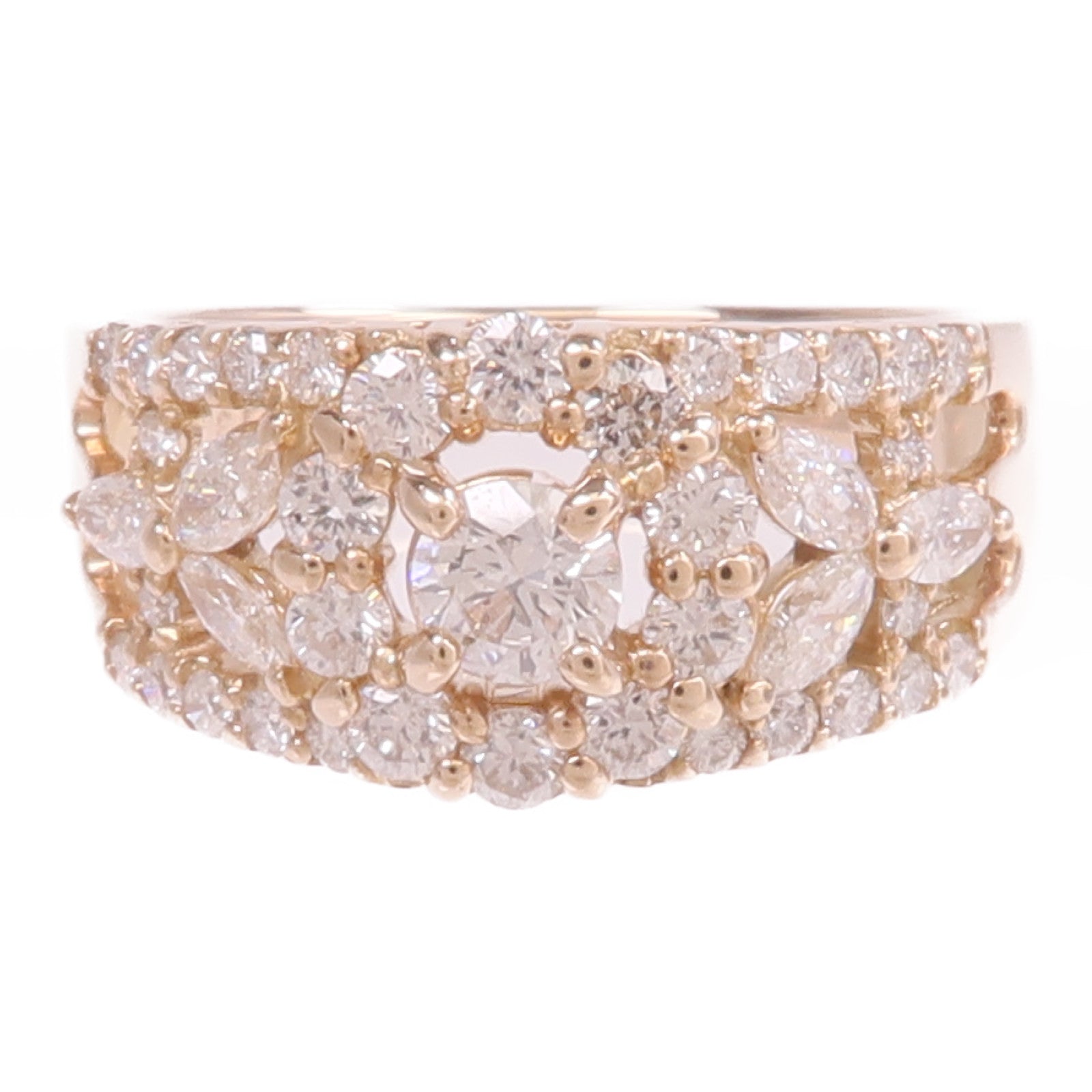 JEWELRY 18K玫瑰金Diamond Ring鑽石戒指US#6.5