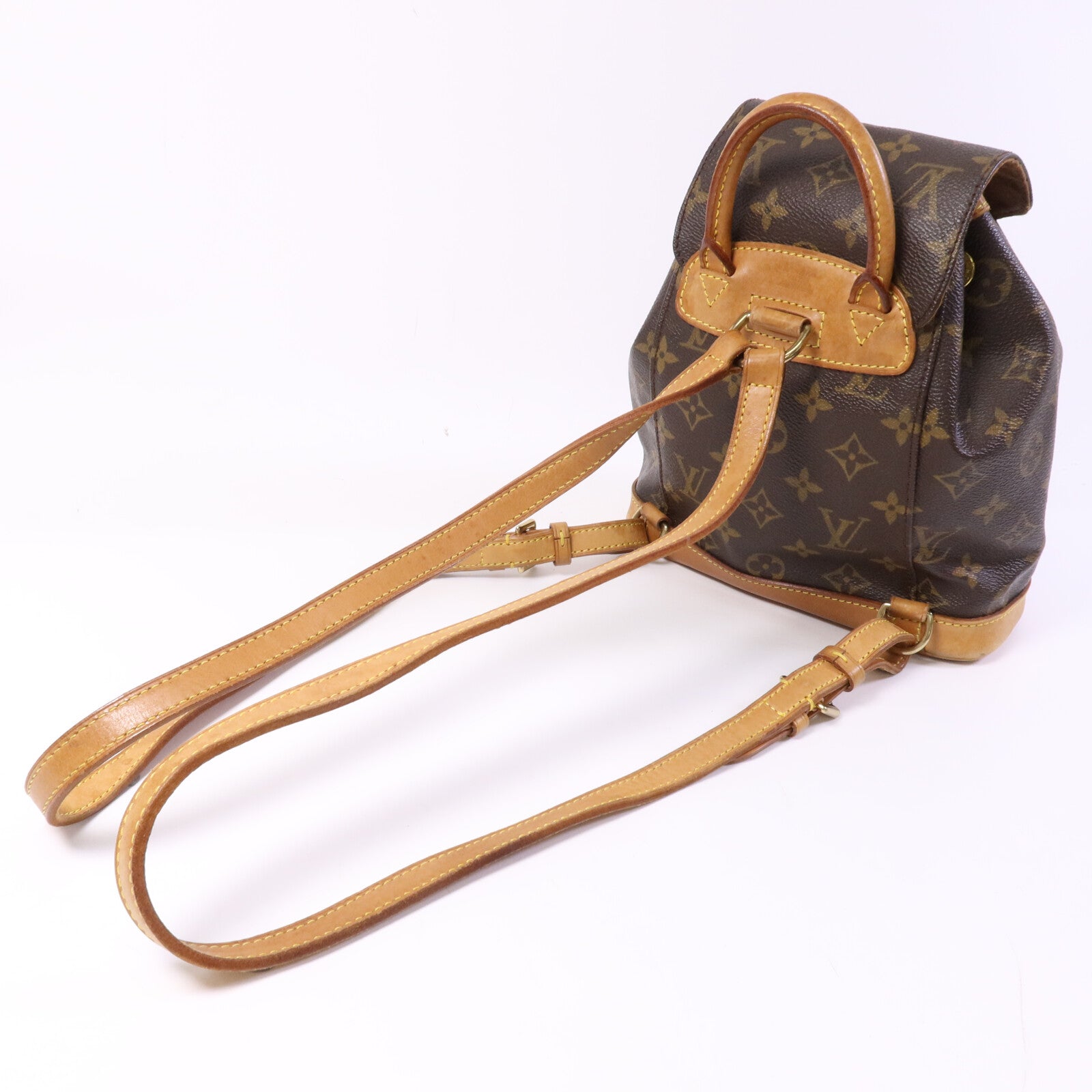 LOUIS VUITTON Monogram Montsouris PM金扣背包