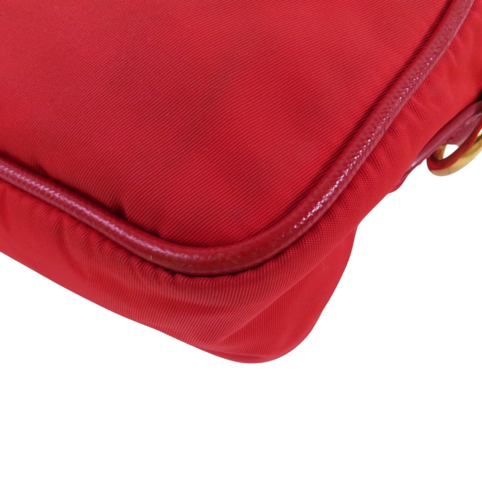 PRADA 尼龍Shoulder Bag金扣肩背袋