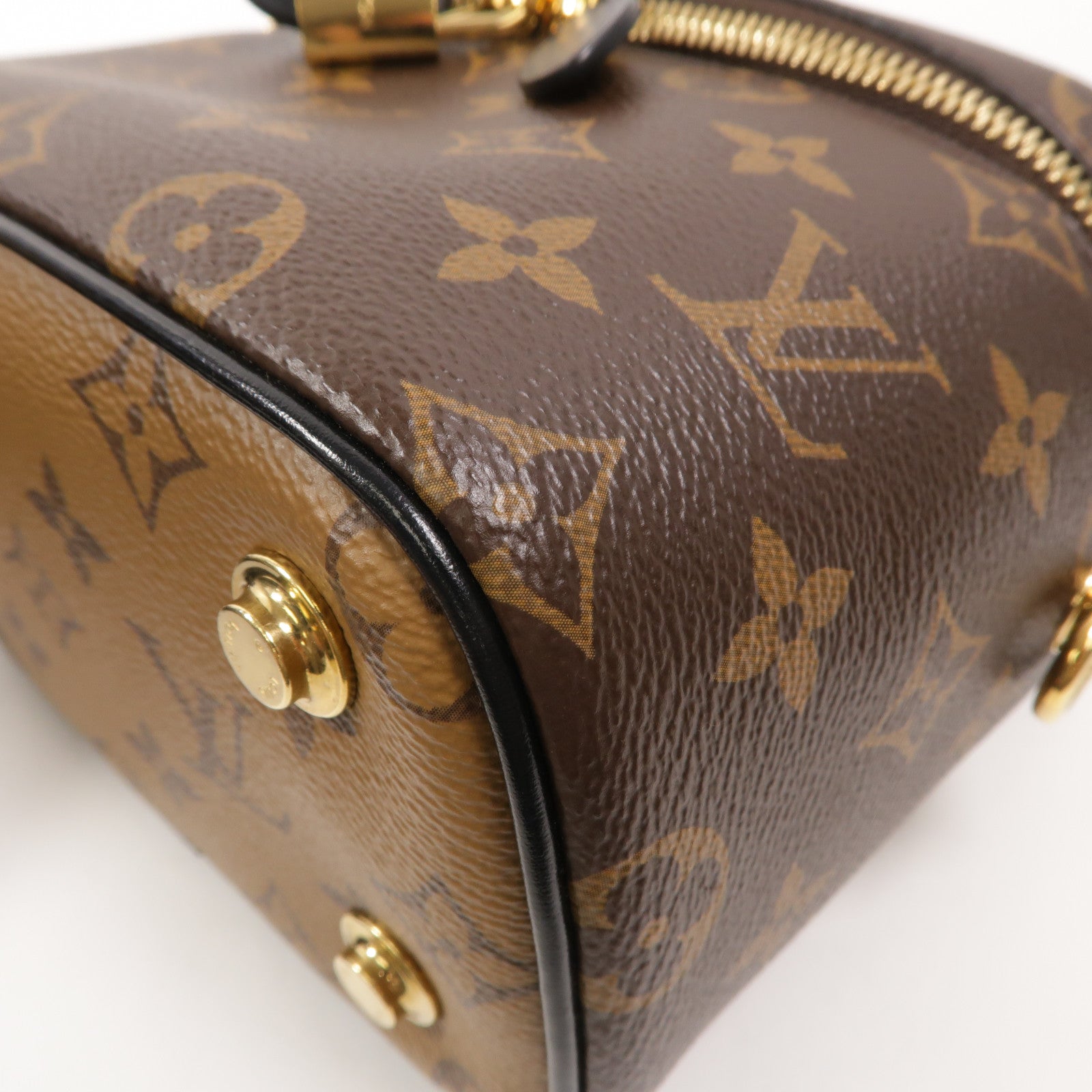 LOUIS VUITTON Monogram Reverse Vanity PM手挽肩背兩用袋