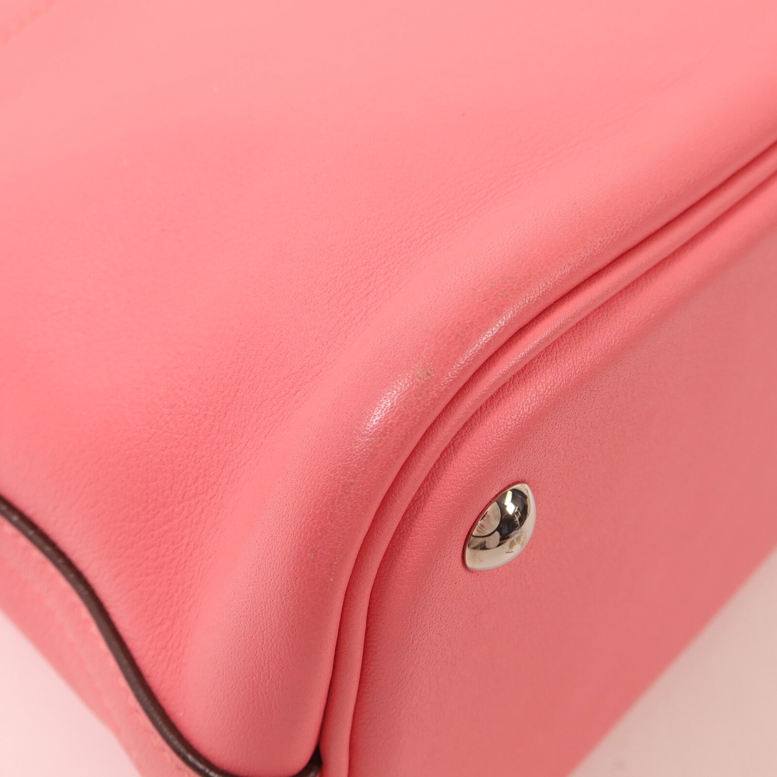 HERMES Swift皮革Bolide 27手挽肩背兩用袋Rose Azalee