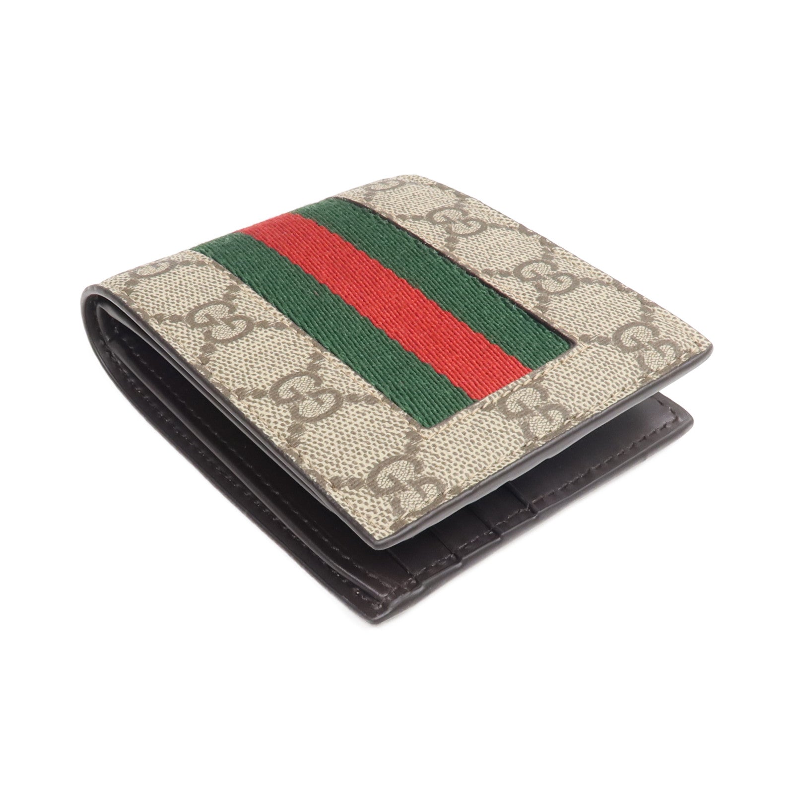 GUCCI 塗層帆布Ophidia GG Bifold Wallet錢包