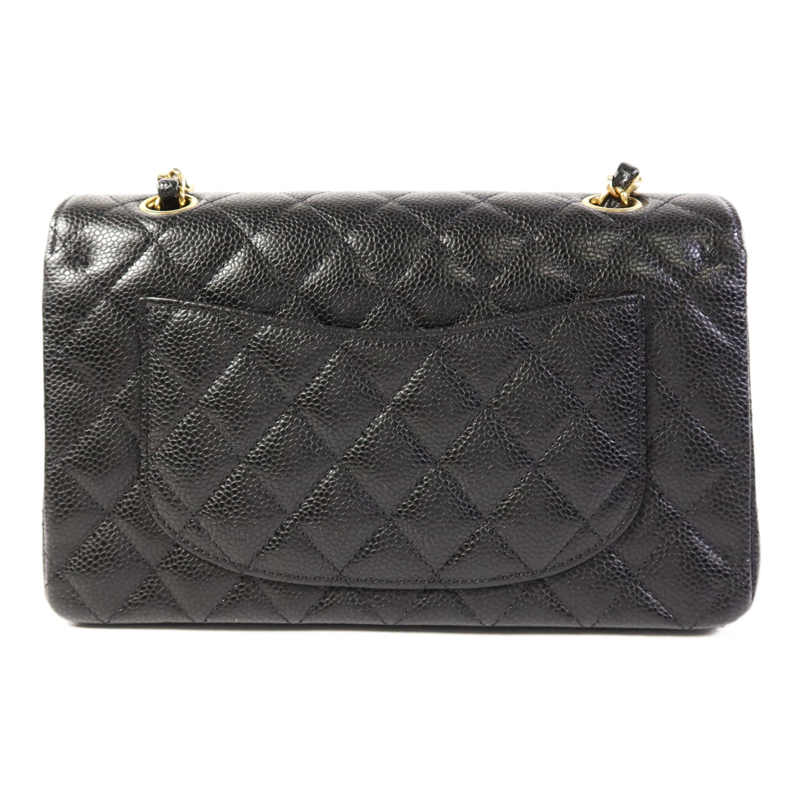 CHANEL 牛皮皮革Classic 23 Flap Bag金扣鏈帶肩背袋
