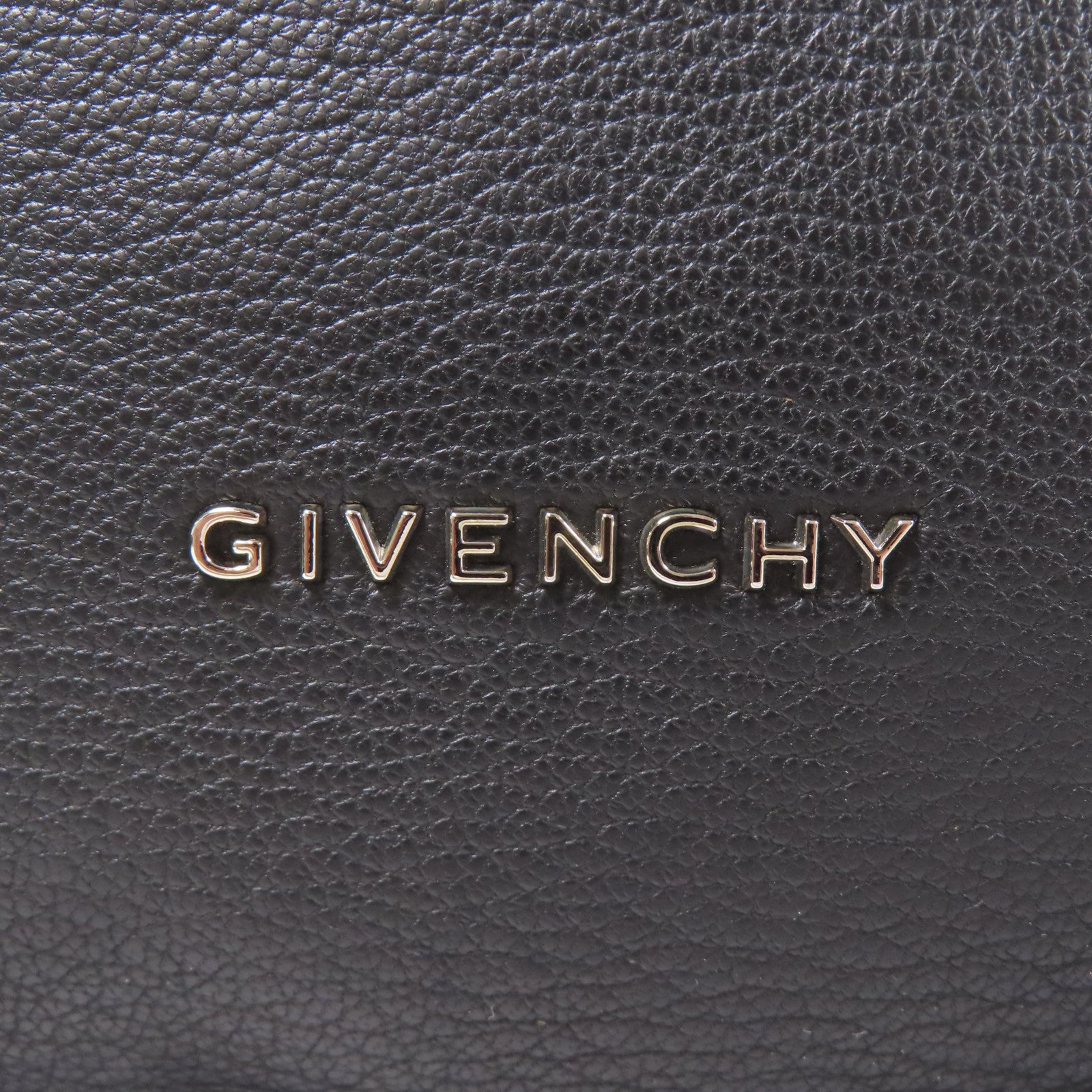 GIVENCHY SHW Pandora 2way Shoulder Bag Calfskin Leather Black