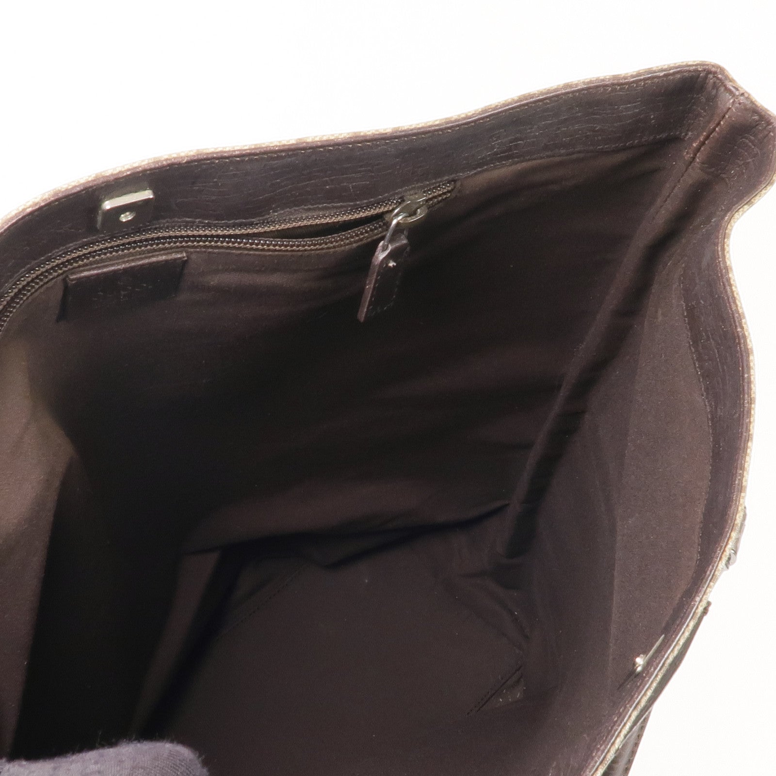 GUCCI 塗層帆布Supreme Tote Bag銀扣手挽袋