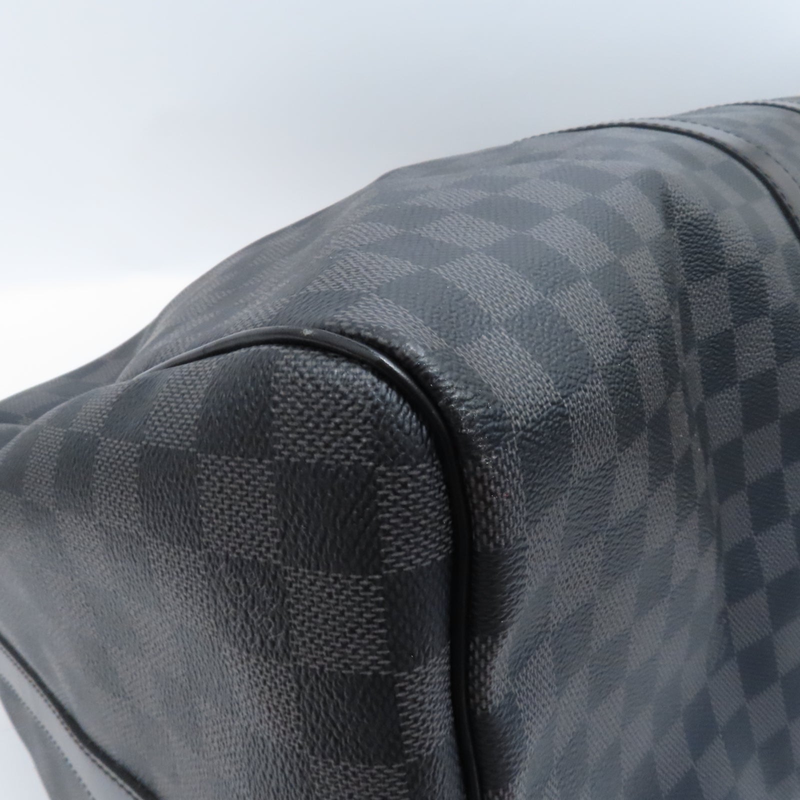 LOUIS VUITTON (PRICE DOWN) LV SHW Keepall Bandouliere 55 2way Bag N41413 Damier Graphite