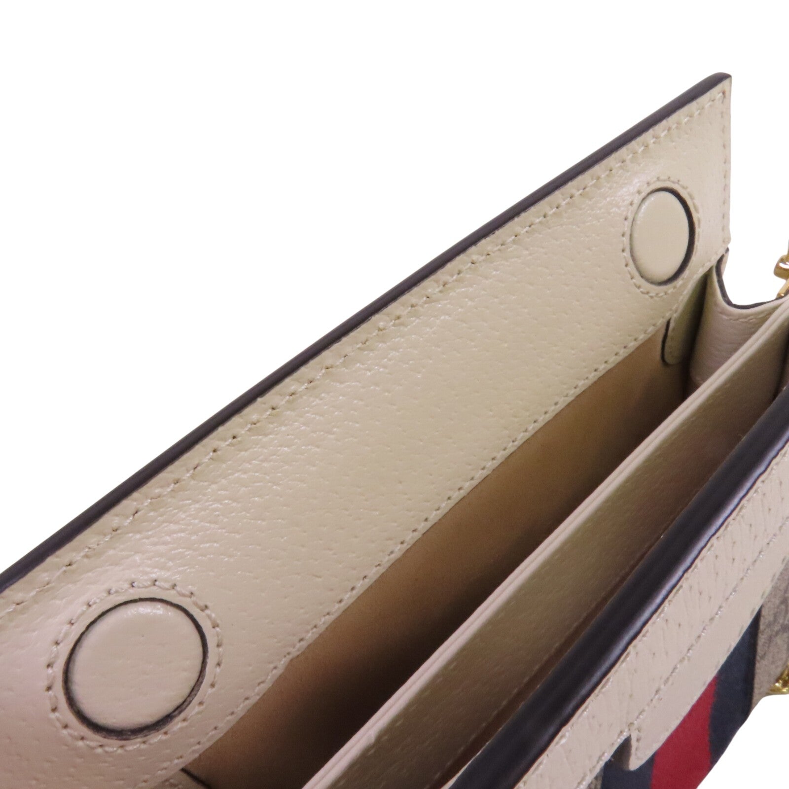 GUCCI 塗層帆布Ophidia金扣鏈帶肩背袋