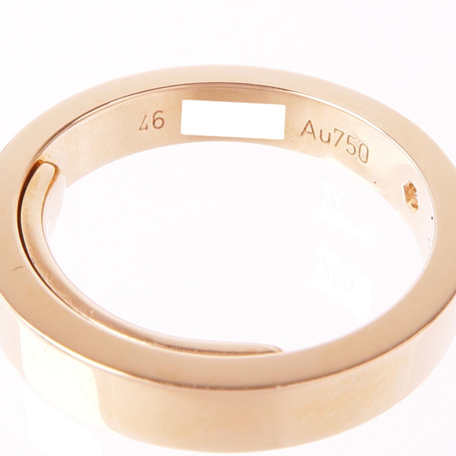CARTIER 18K玫瑰金C De Cartier鑽石戒指Cartier#46/US#2.5