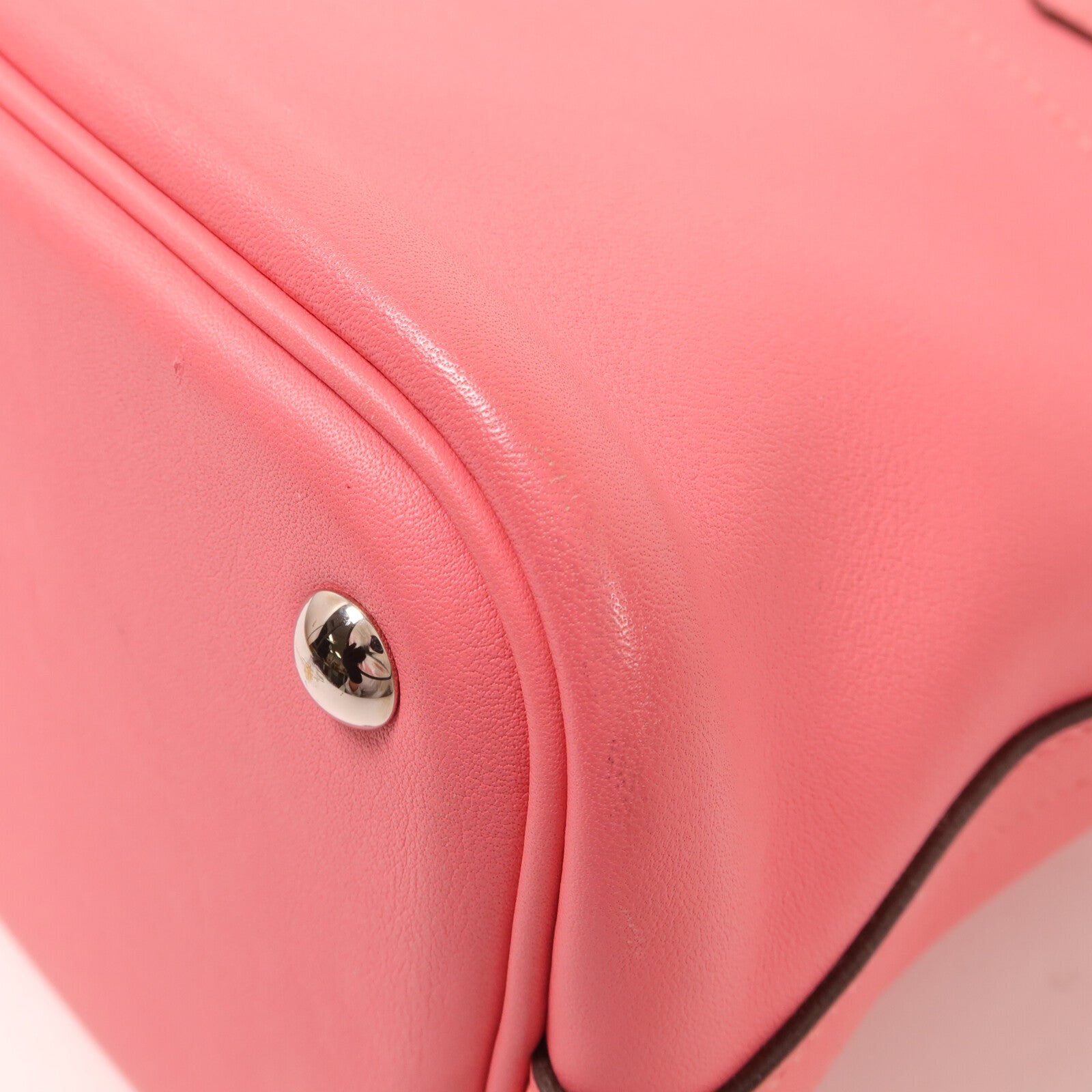 HERMES Swift皮革Bolide 27手挽肩背兩用袋Rose Azalee