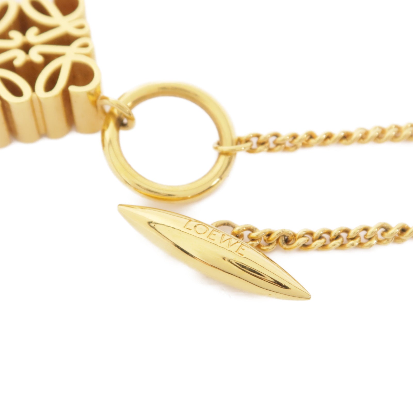 LOEWE 金屬Anagram Pendant項鍊