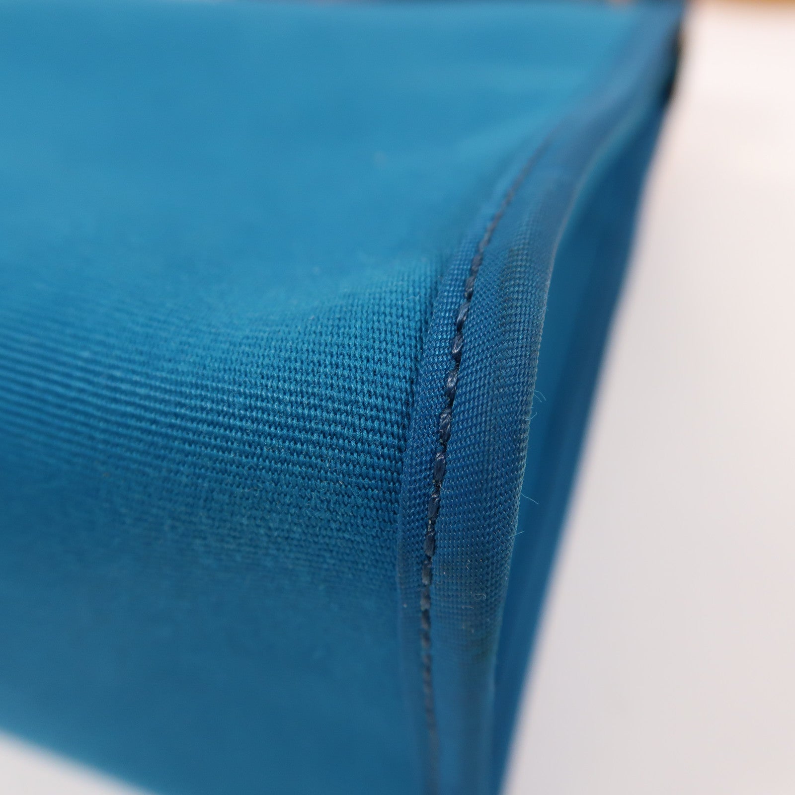 HERMES 帆布Herbag PM銀扣手挽肩背兩用袋Bleu Aztequ