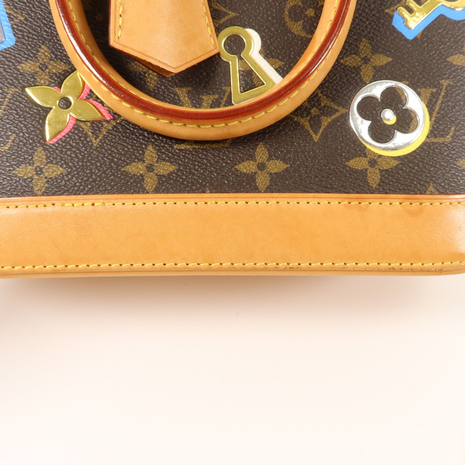 LOUIS VUITTON Monogram Love Lock Alma BB手挽肩背兩用袋