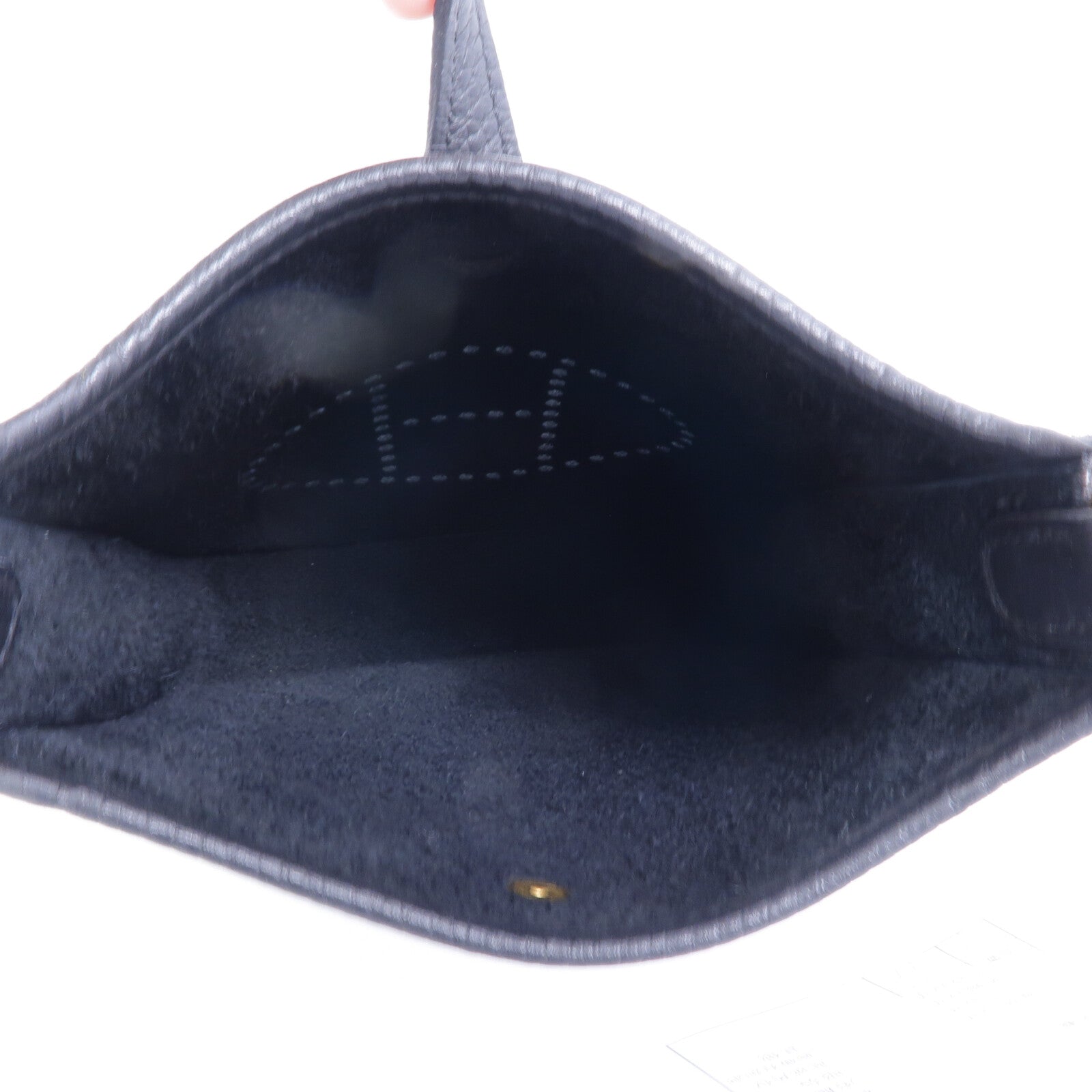 HERMES Clemence皮革Evelyne TPM肩背袋Noir