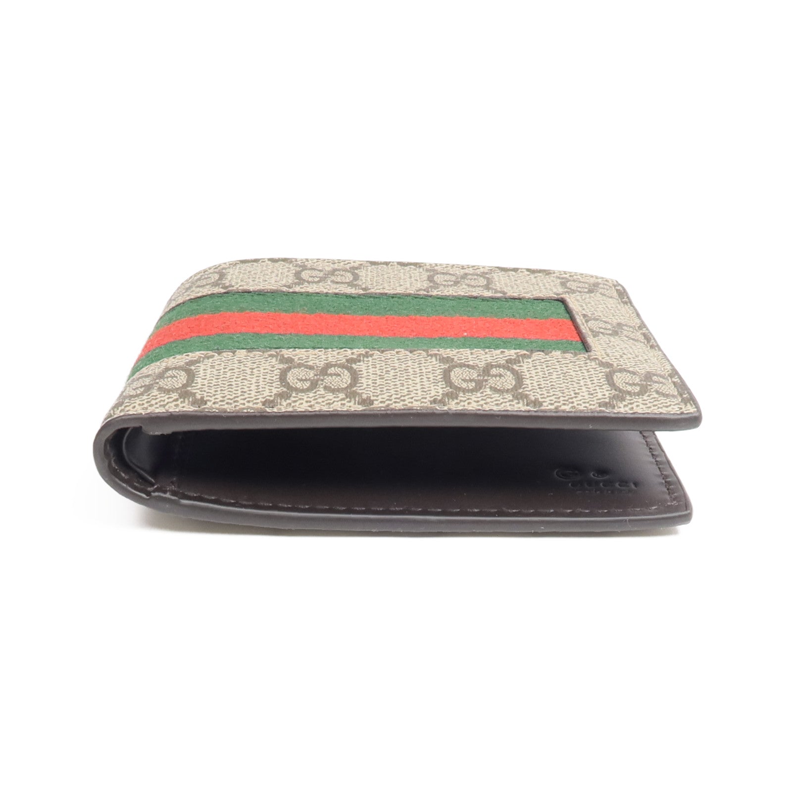 GUCCI 塗層帆布Ophidia GG Bifold Wallet錢包