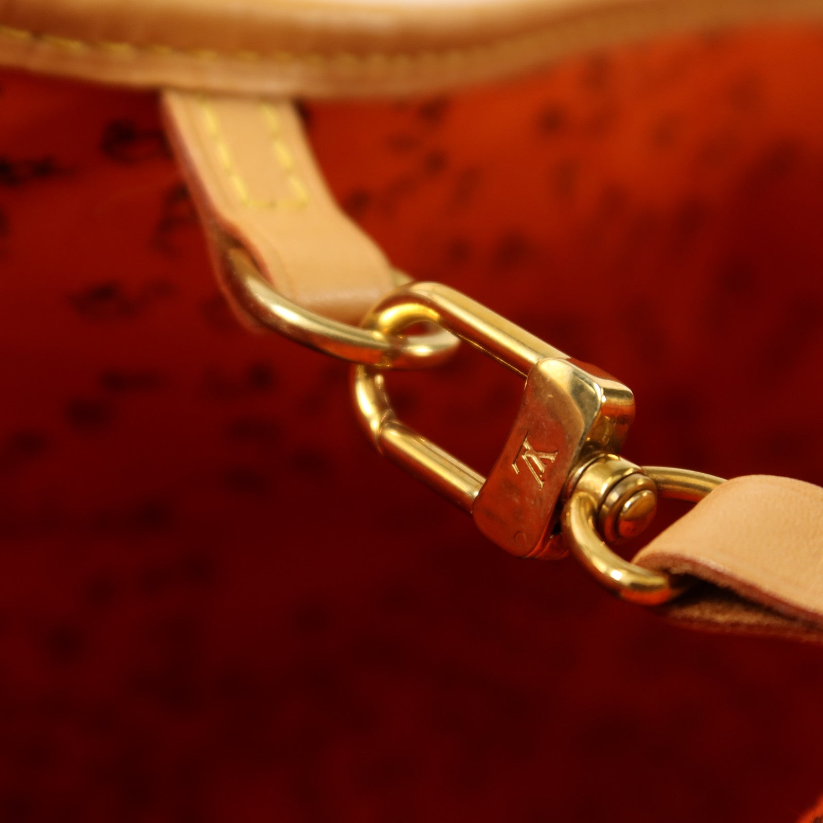 LOUIS VUITTON Catgram Neverfull MM金扣肩背袋