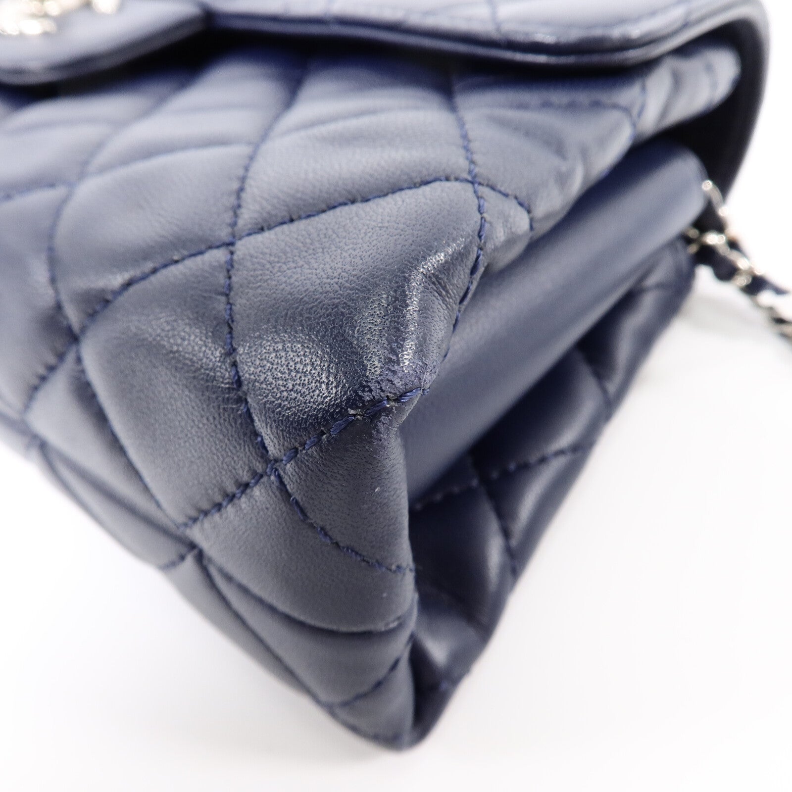 CHANEL 羊皮皮革Shoulder Bag鏈帶肩背袋