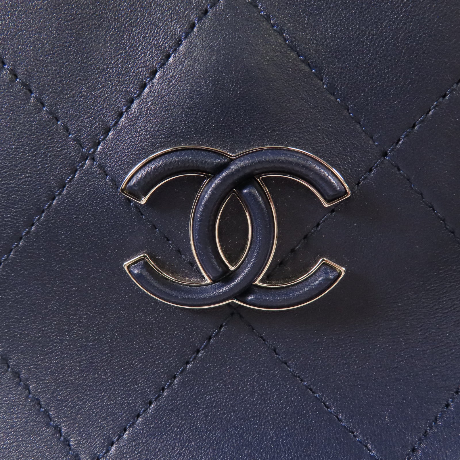CHANEL 牛皮皮革2 Way Shoulder Bag銀扣手挽肩背兩用袋