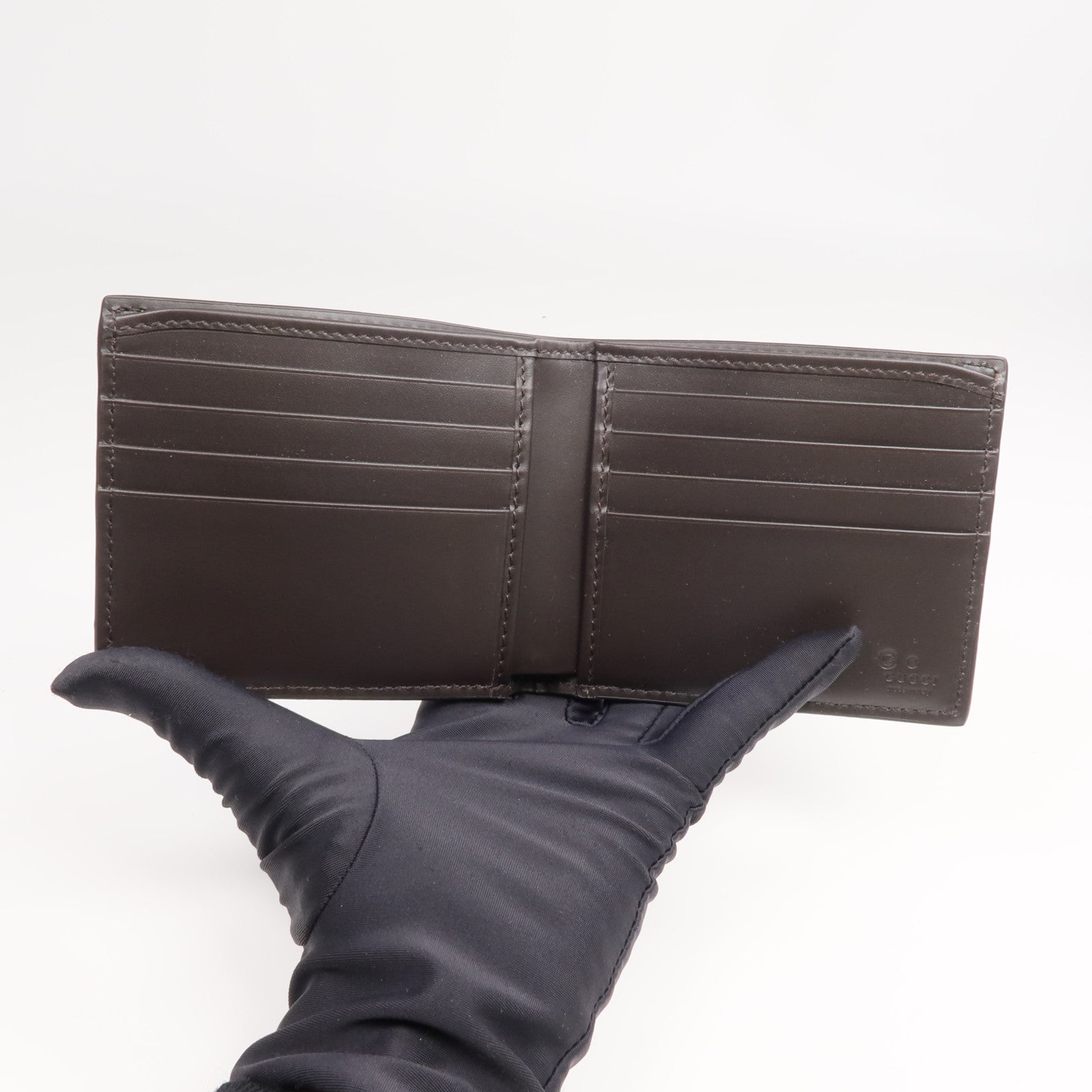 GUCCI 塗層帆布Ophidia GG Bifold Wallet錢包