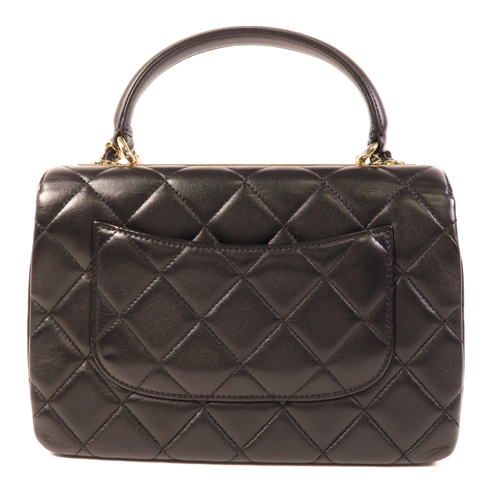 CHANEL 羊皮皮革Trendy CC Small金扣手挽肩背兩用袋